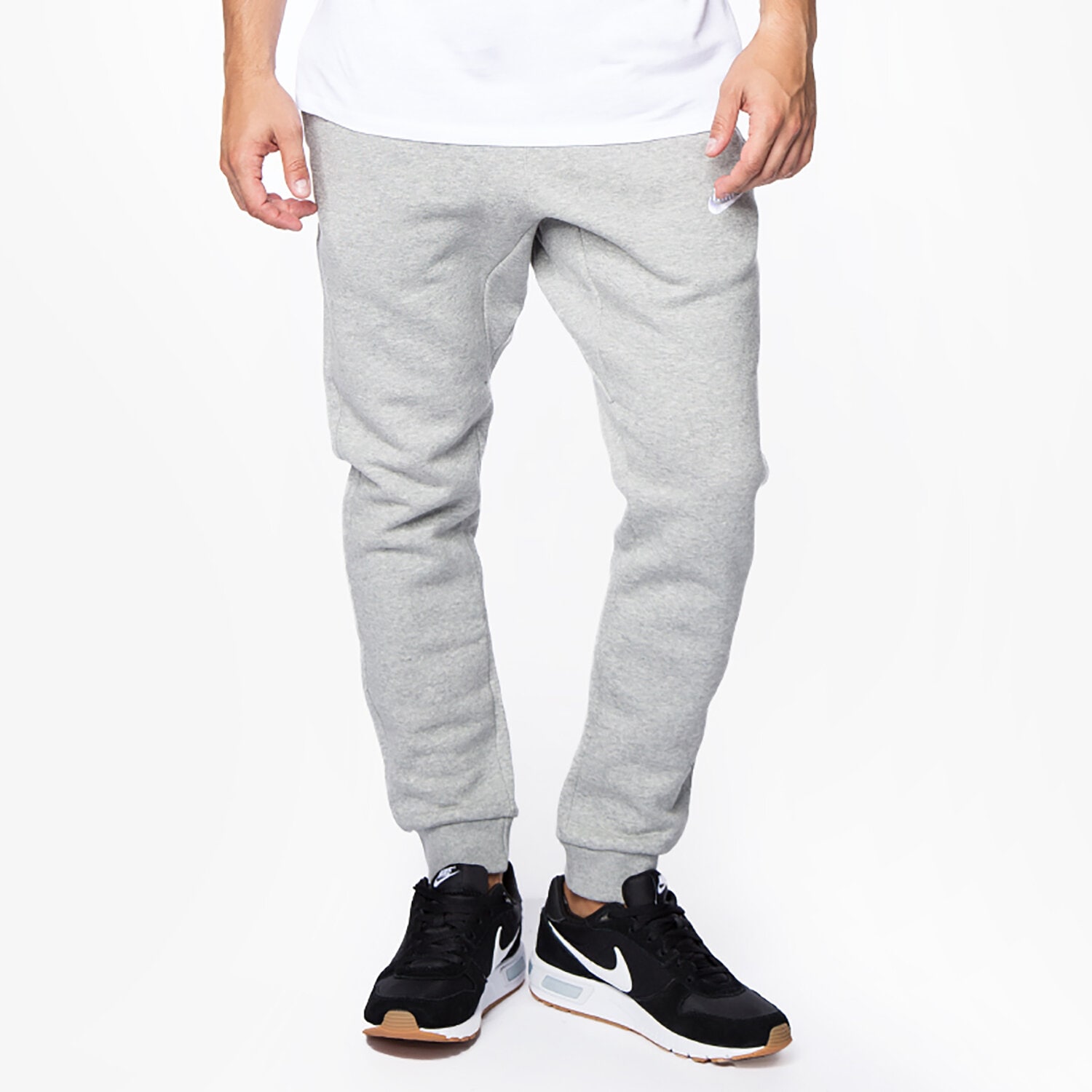 Herren Hosen NIKE HOSE NSW JOGGER FLC CLUB 804408063 Grau