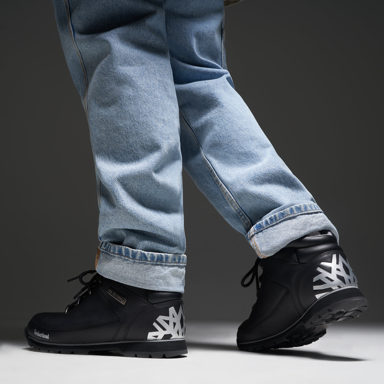 Timberland Botines De Piel Euro Sprint Hiker Negro — photo 3
