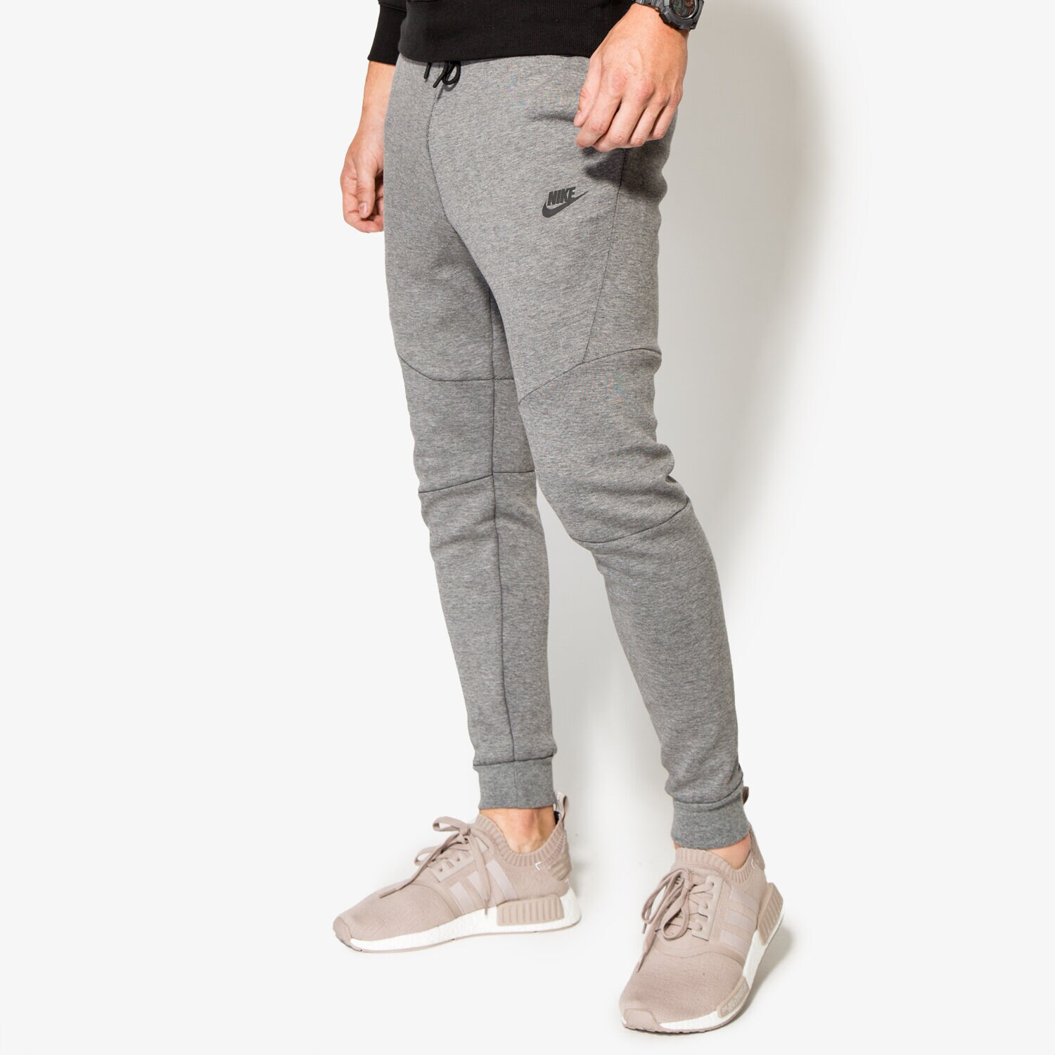 Herren Hosen NIKE HOSE M NSW TCH FLC JOGGER 805162091 Grau
