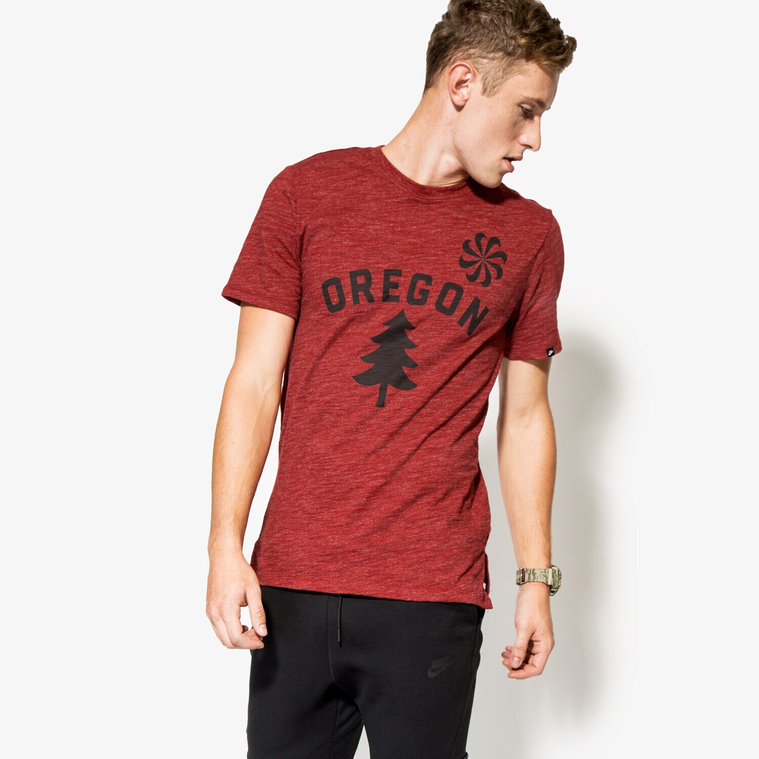 Herren T-Shirt NIKE T-SHIRT M NSW LEGACY TOP KNT GX 809089677 Dunkelrot