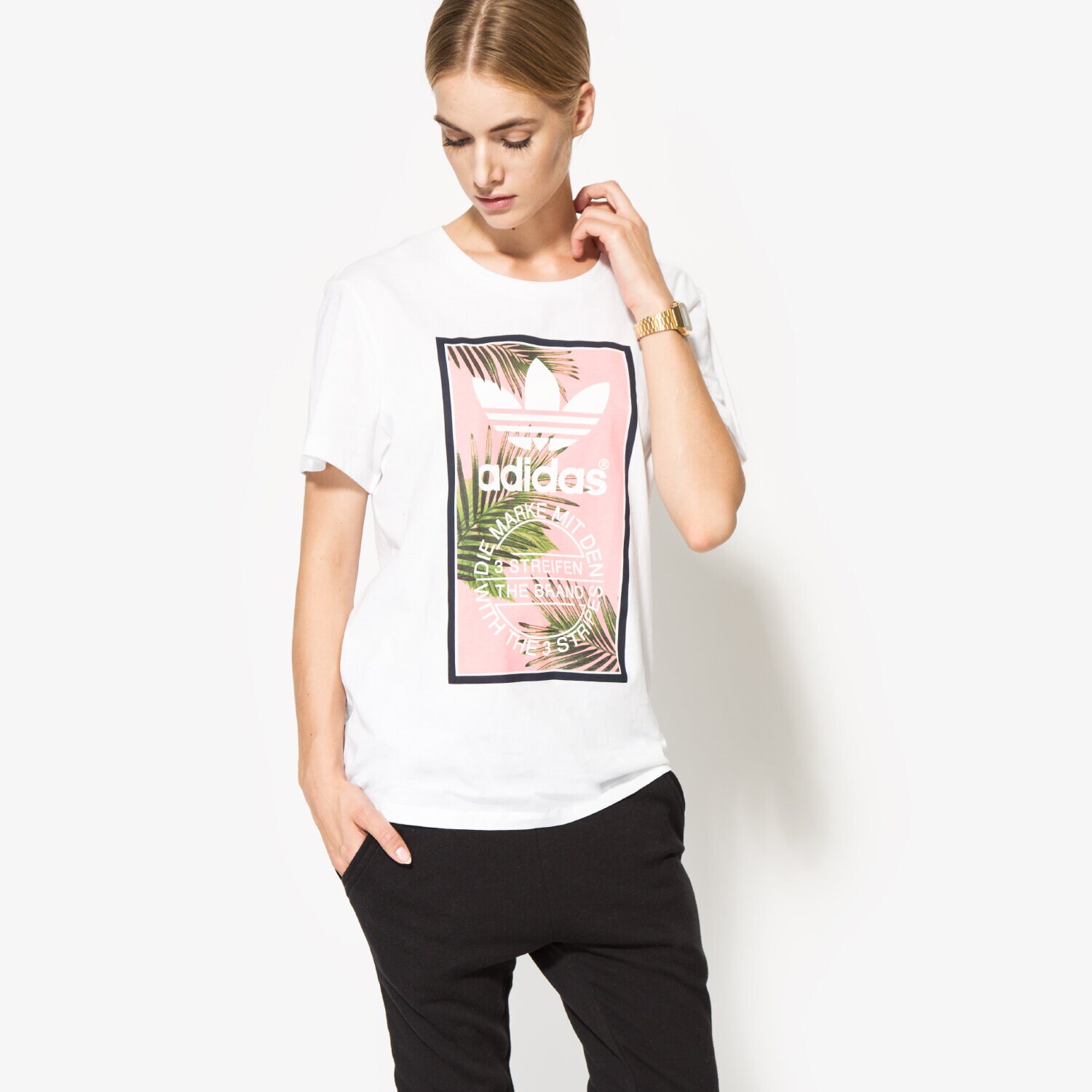 Damen T-Shirt ADIDAS T-SHIRT TL BF TEE AY6677 Weiß