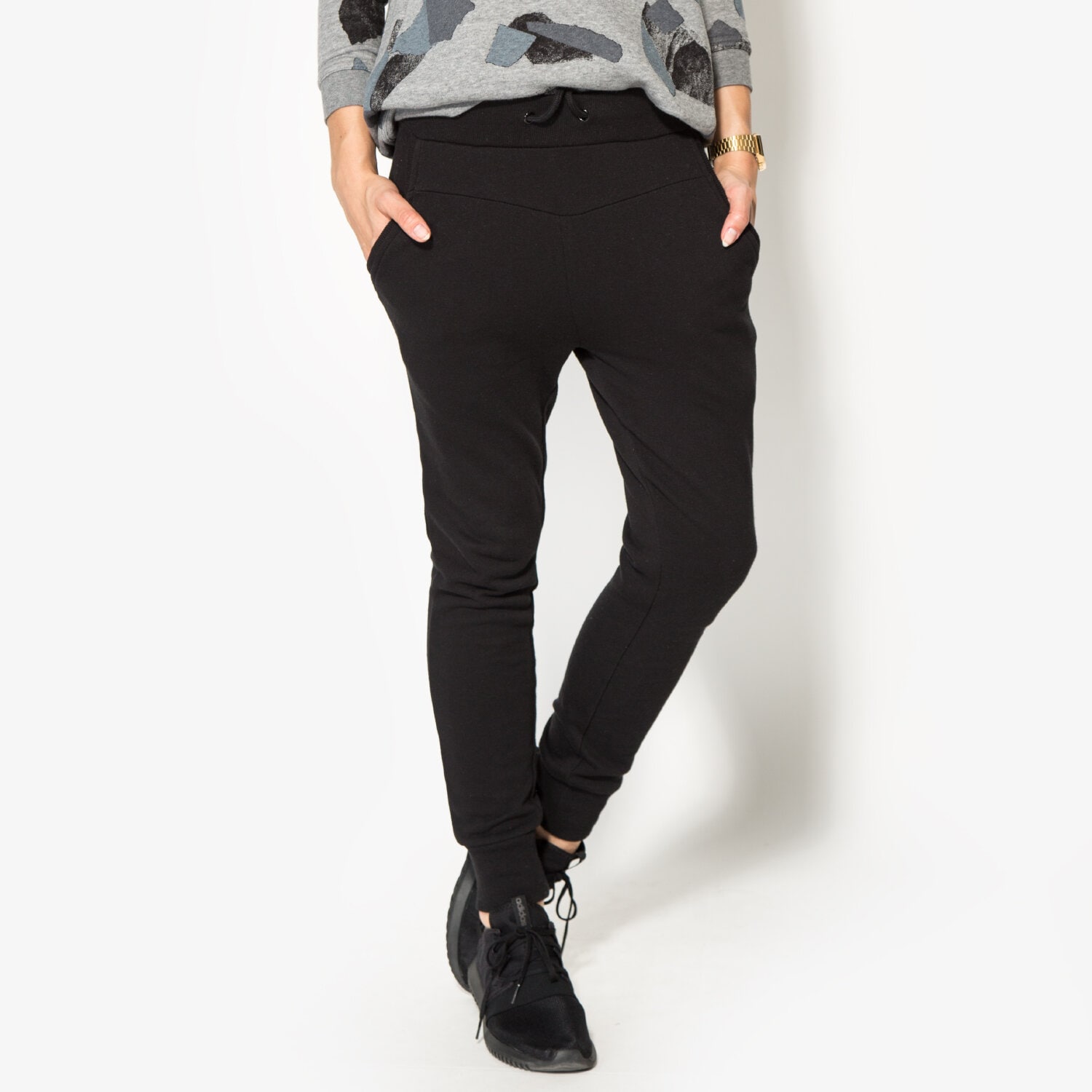 Damen Hosen CONFRONT HOSE RIGEL CF36SPD30001 Schwarz