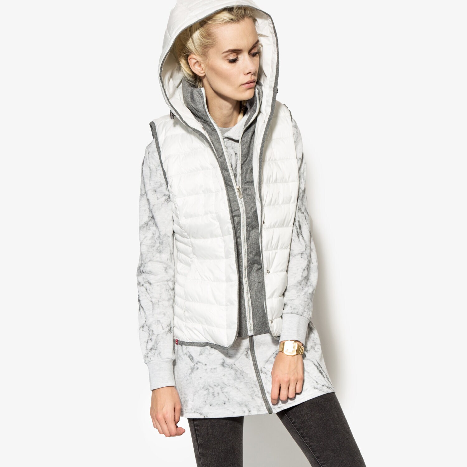 Damen Weste CONFRONT WESTE COLUMBIA CFV36KAD01001 Weiß