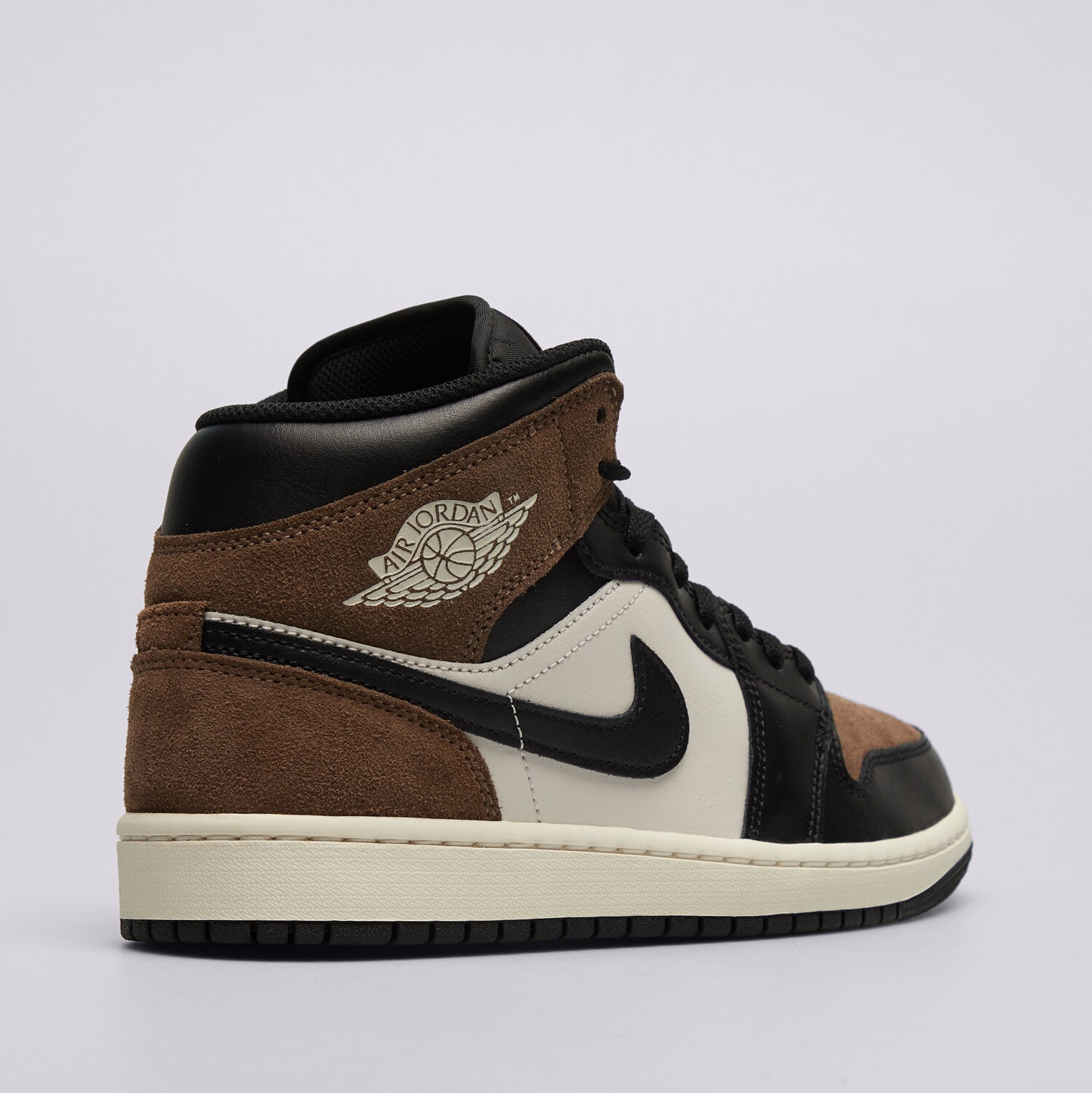 Jordan Zapatillas de Casual para Hombre AIR 1 MID Negro / Marrón — photo 7