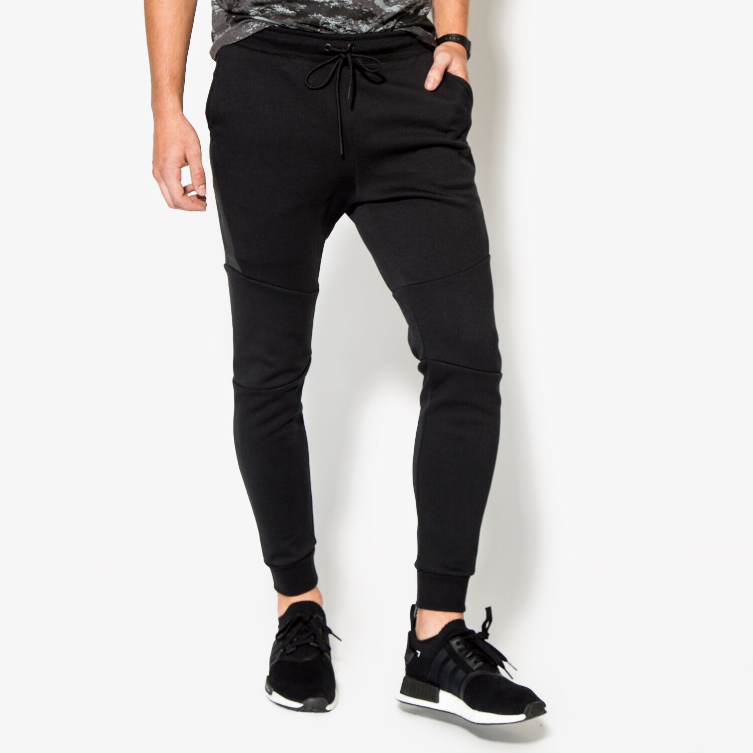 Herren Hosen NIKE HOSE M NSW TCH FLC JOGGER 805162010 Schwarz