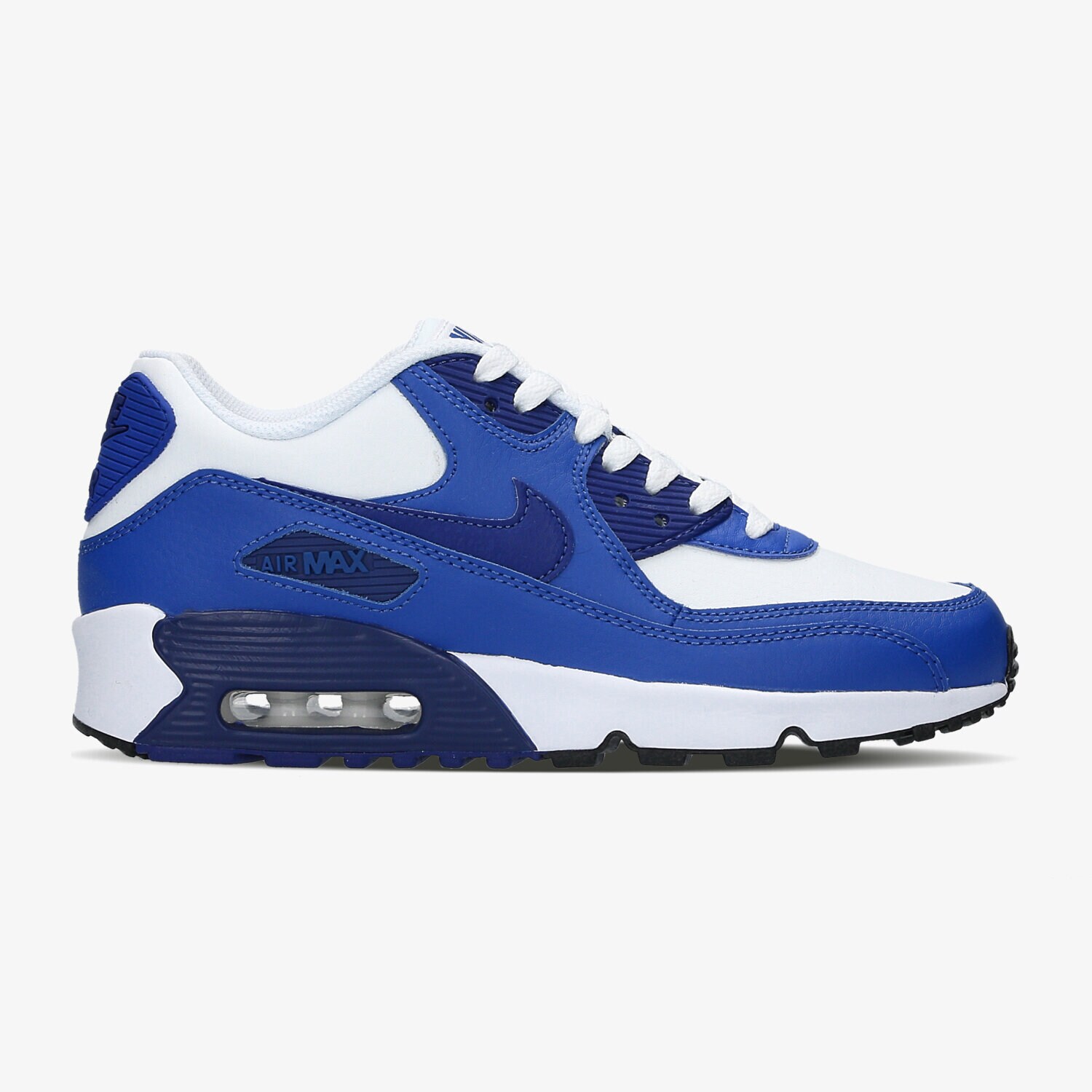 NIKE AIR MAX 90 LEATHER GS Blau 833412105 Sizeer