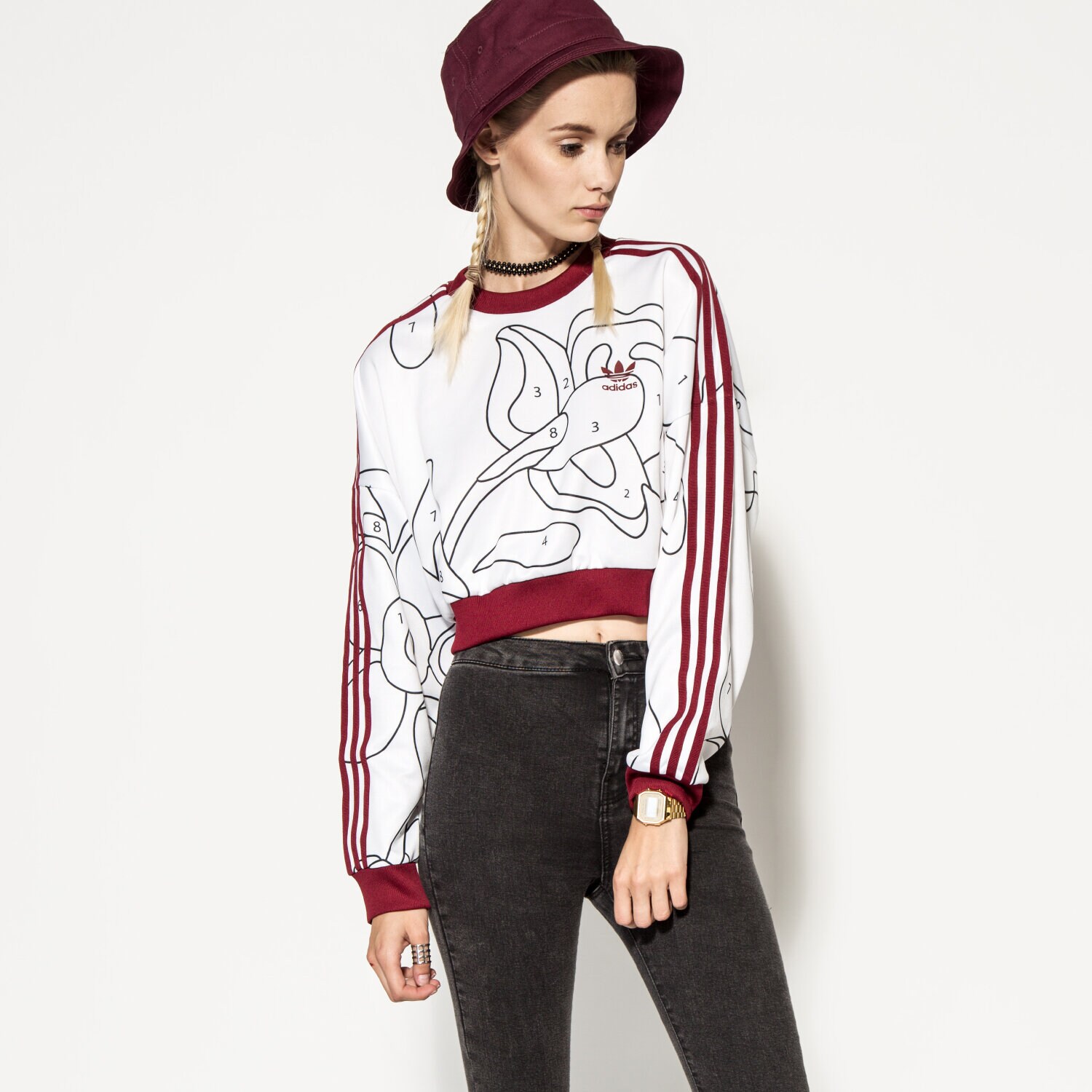 Damen ADIDAS SWEATSHIRT RITA ORA AY7133 Multicolor