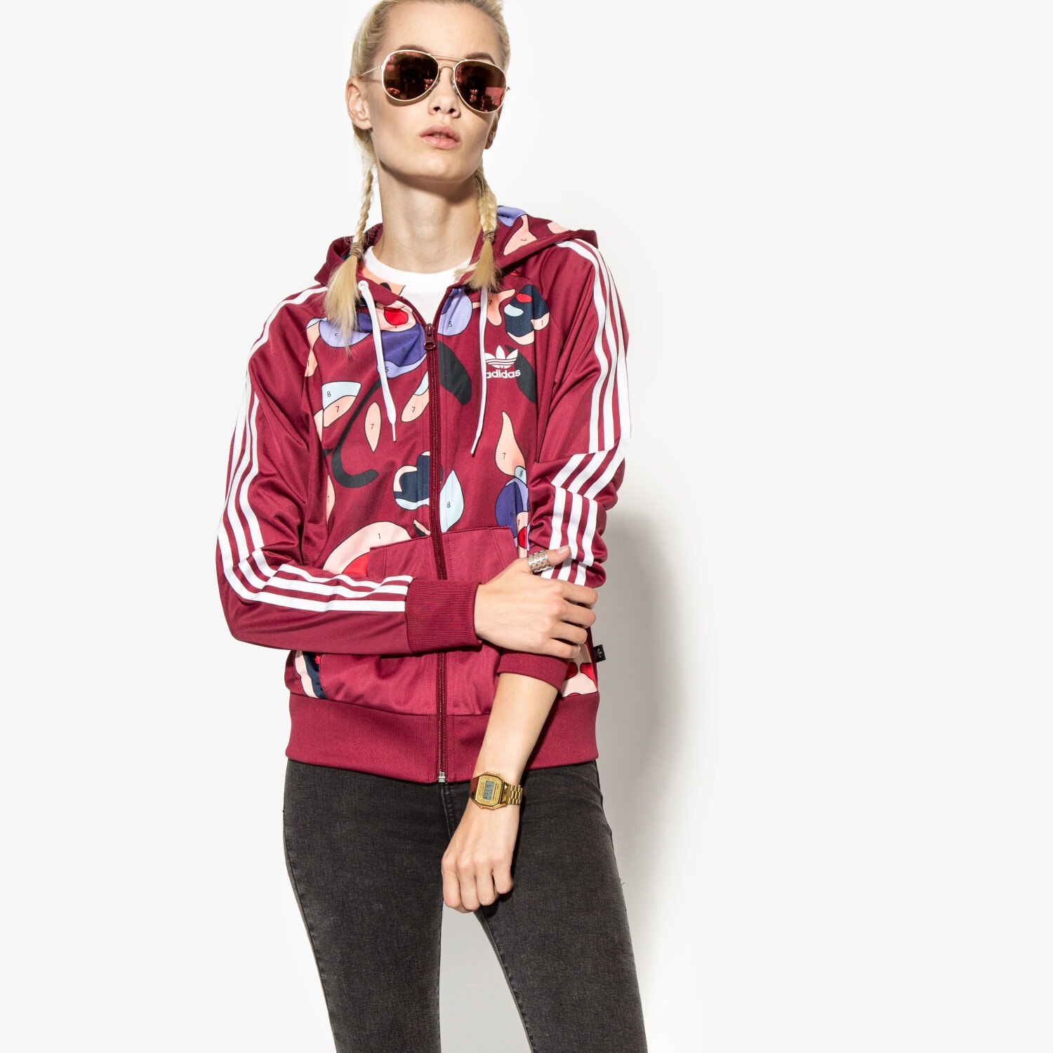 Damen ADIDAS SWEATSHIRT RITA ORA TT AY7127 Multicolor