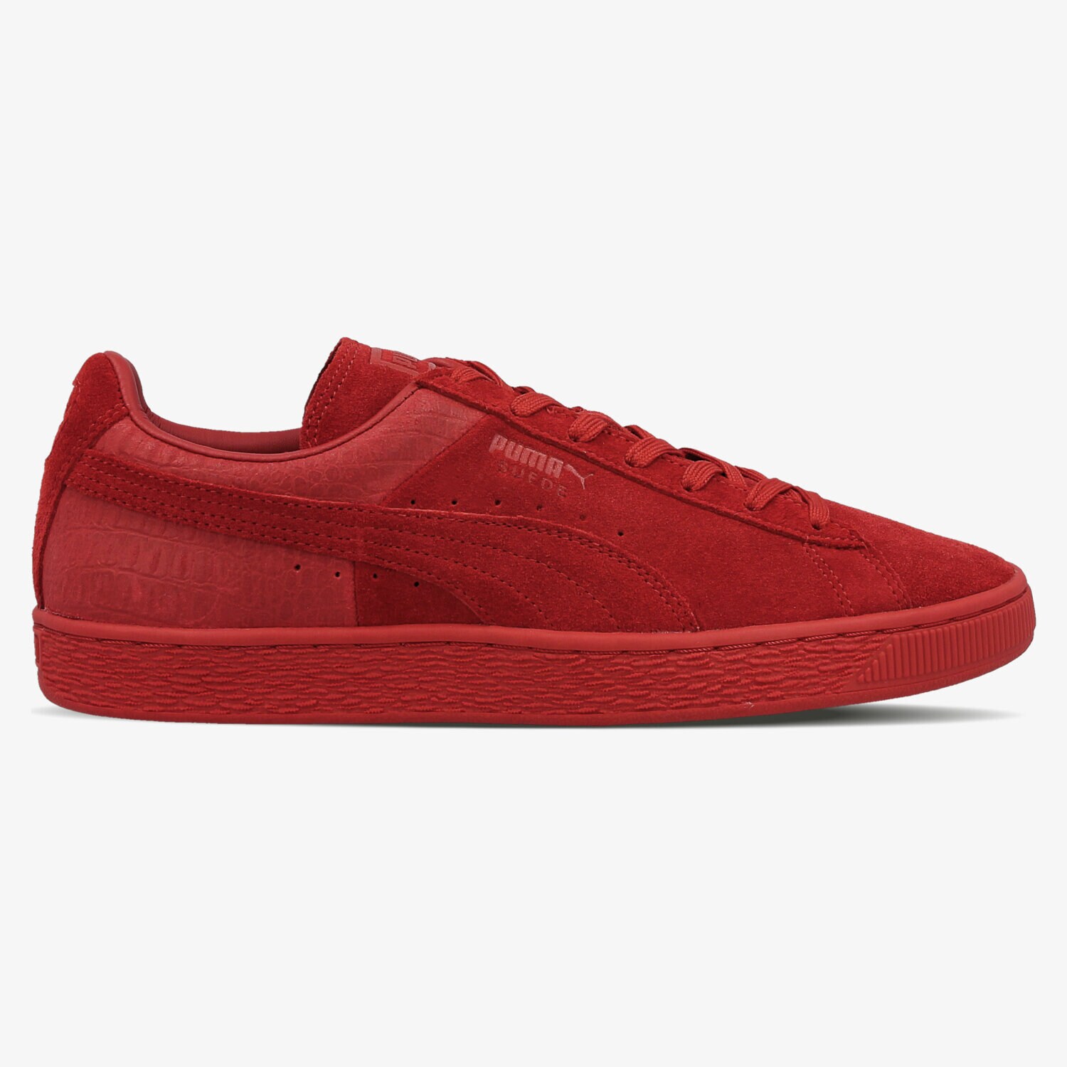 Herren Sneaker PUMA SUEDE CLASSIC CASUAL EMBOSS 36137203 Rot