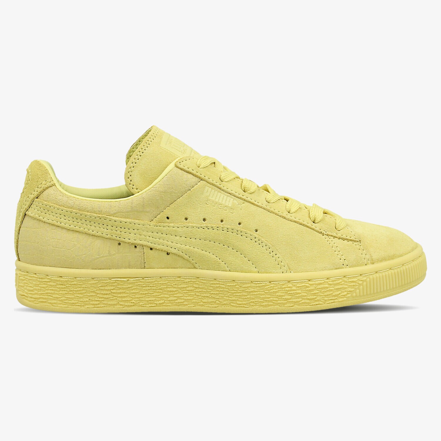 Damen Sneaker PUMA SUEDE CLASSIC CASUAL EMBOSS 36137207W Gelb