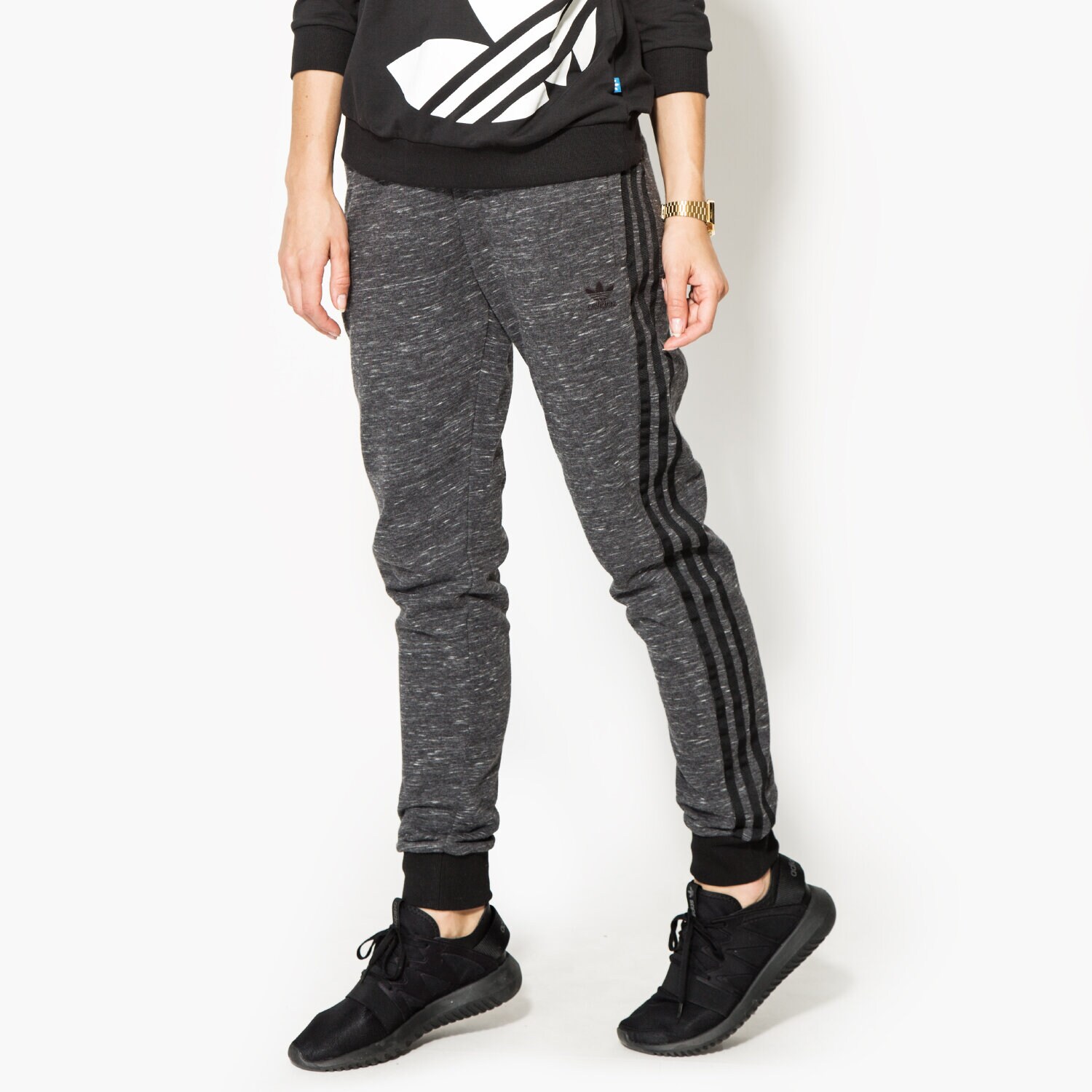 Damen Hosen ADIDAS HOSE REGULAR TP CUF AY7887 Schwarz