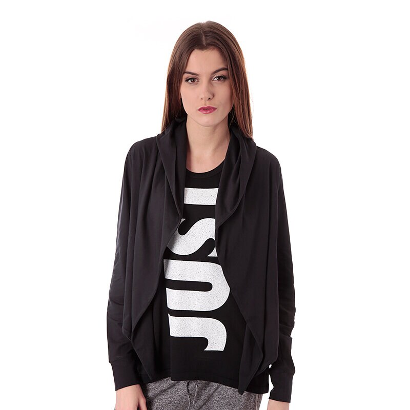 Damen SWEATSHIRT NIKE TWIST STYLED WRAP 589294010 Schwarz
