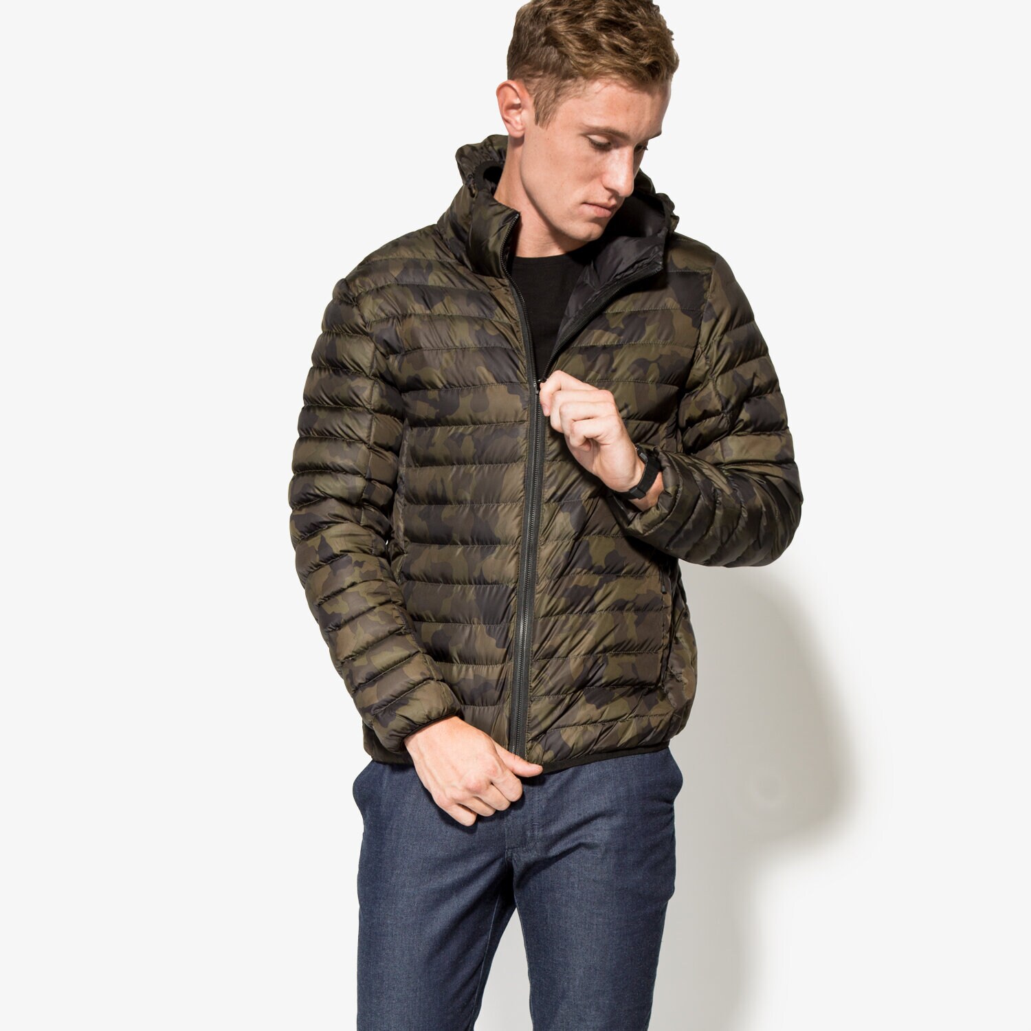 Herren Winterjacke CONFRONT JACKE HOLLY CF36KUM43001 Khaki
