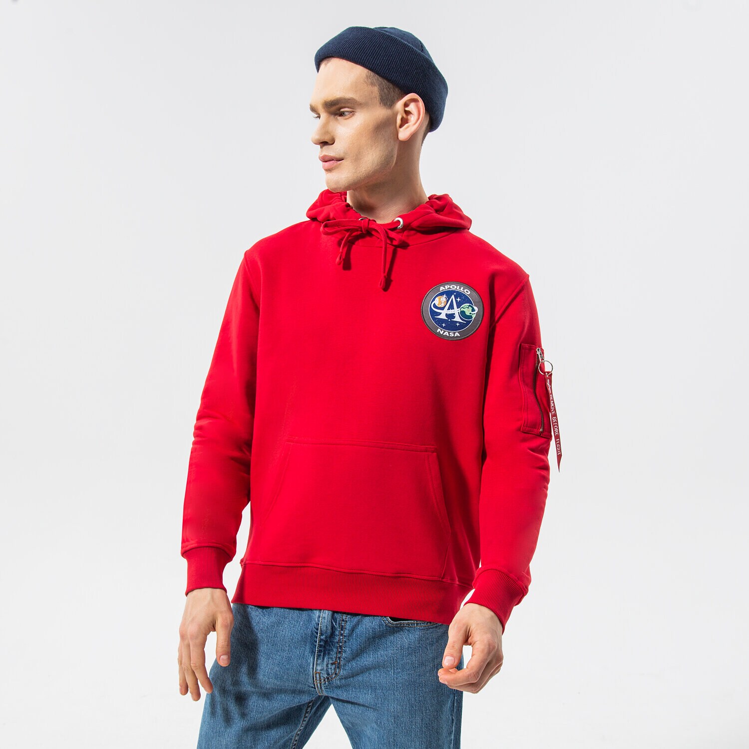Herren ALPHA INDUSTRIES HOODIE APOLLO MISSION HOODY 106338328 Violet