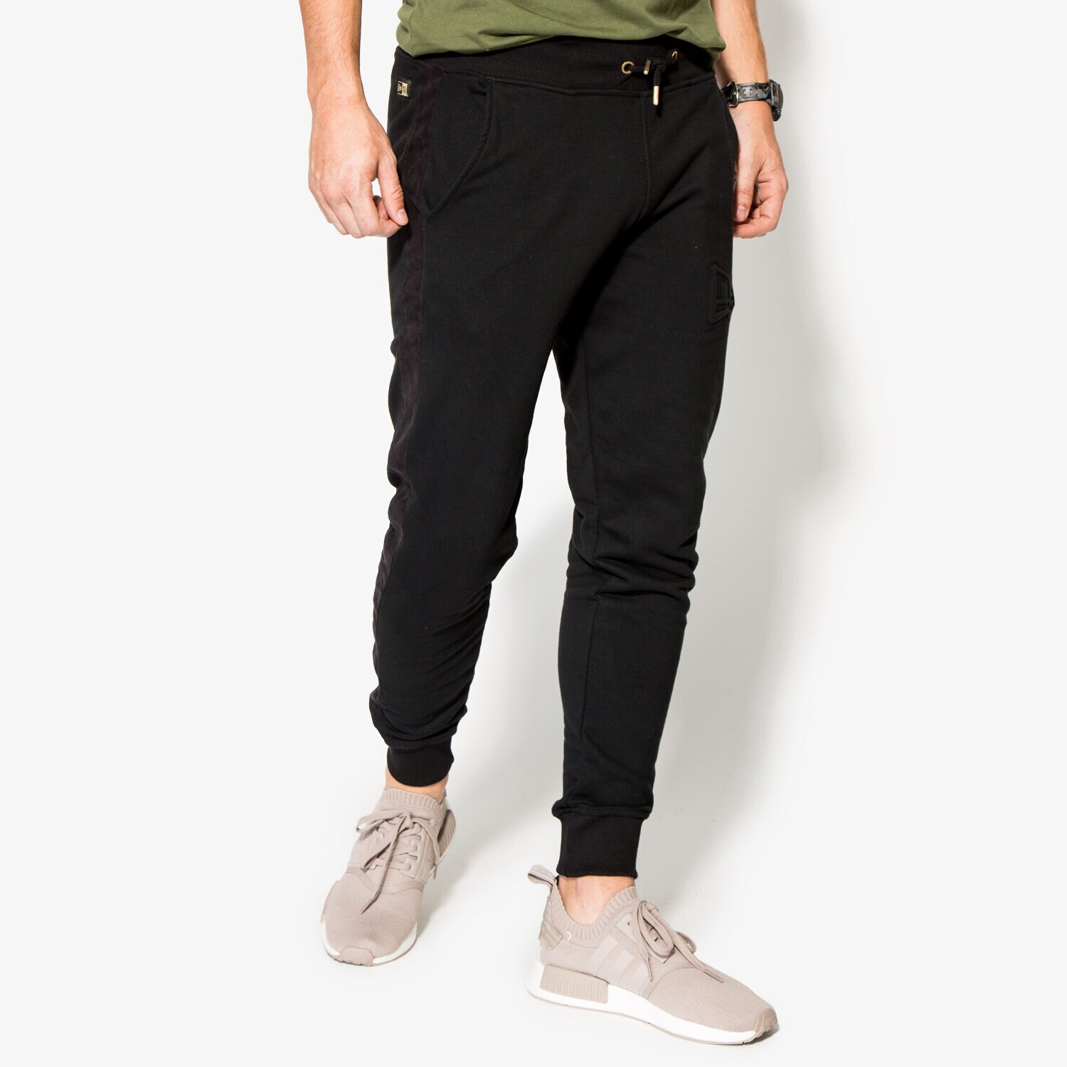 Herren Hosen NEW ERA HOSE CRAFTED TRACK PANT NE BLK 11278124 Schwarz