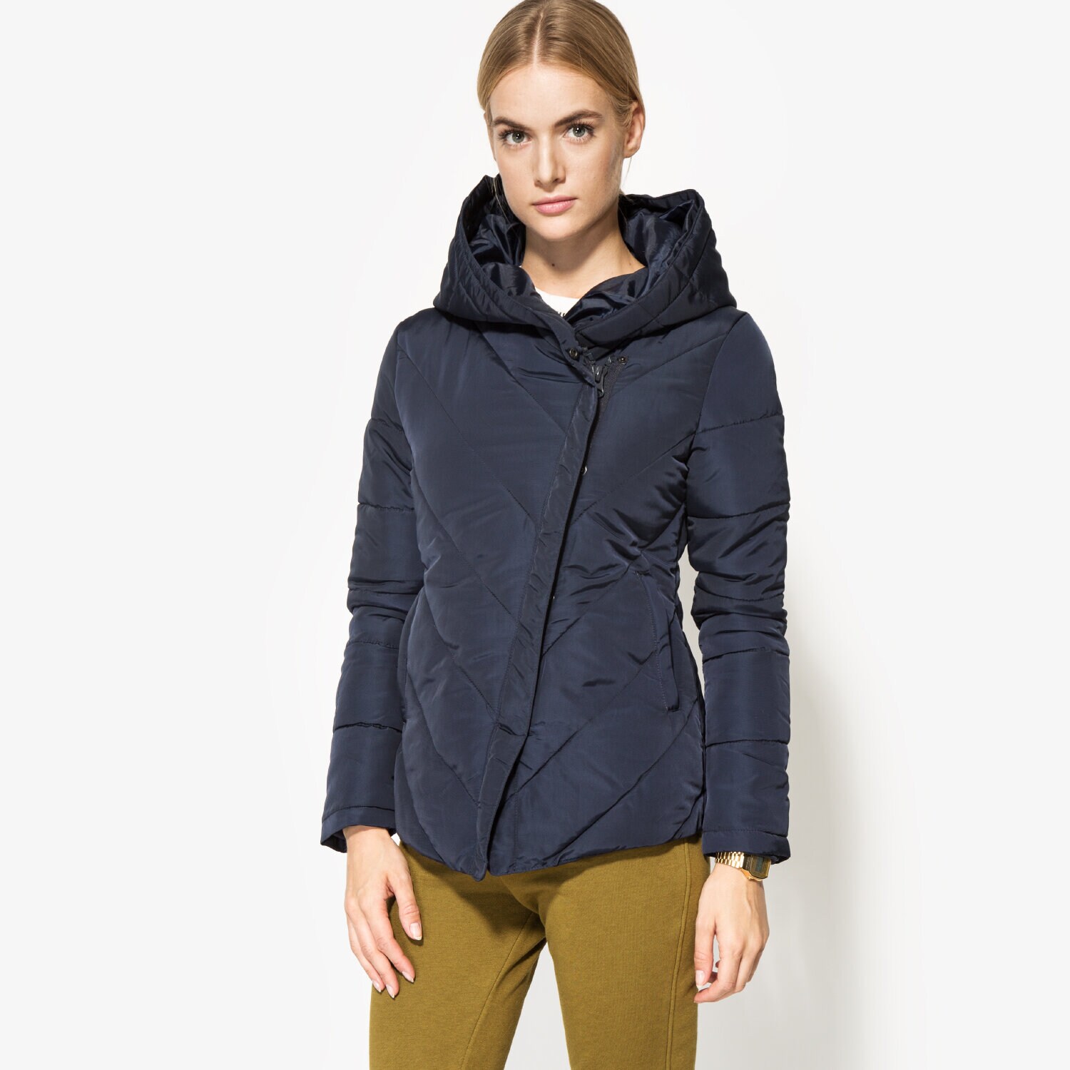 Damen Winterjacke CONFRONT JACKE QUILO CF36KUD11001 Dunkelblau