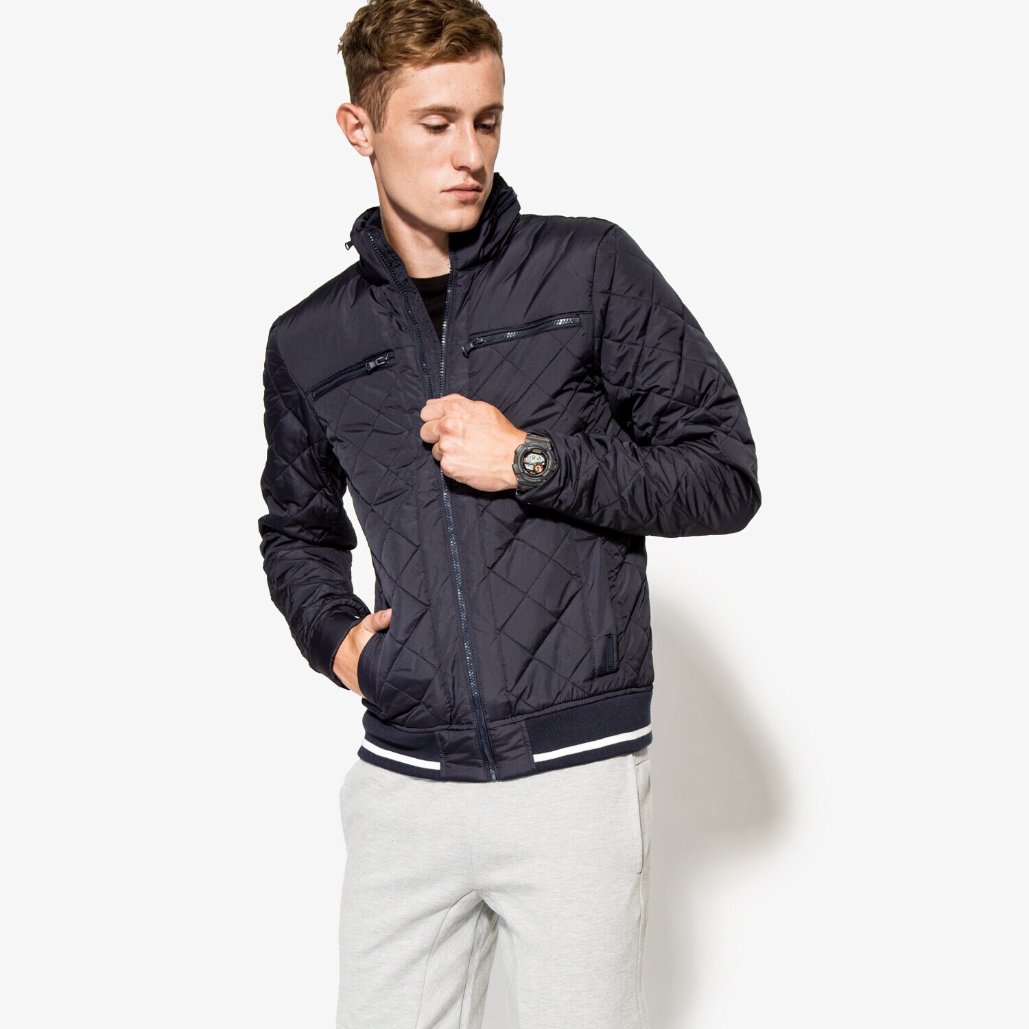 Herren Übergangsjacke CONFRONT JACKE ROUX CF36KUM35001 Dunkelblau