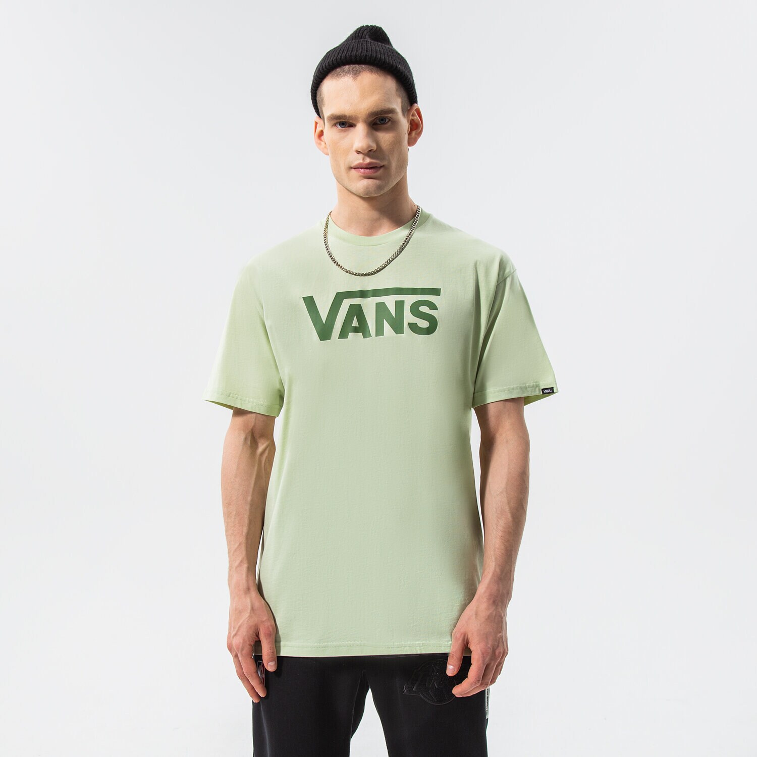 Herren T-Shirt VANS T-SHIRT MN VANS CLASSIC VN000GGGYSJ1 Grün