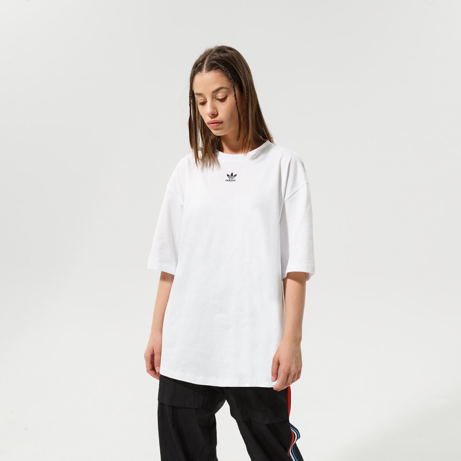 Damen T-Shirt ADIDAS T-SHIRT ESSENTIAL TREFOIL BOYFRIEND H45578 Weiß
