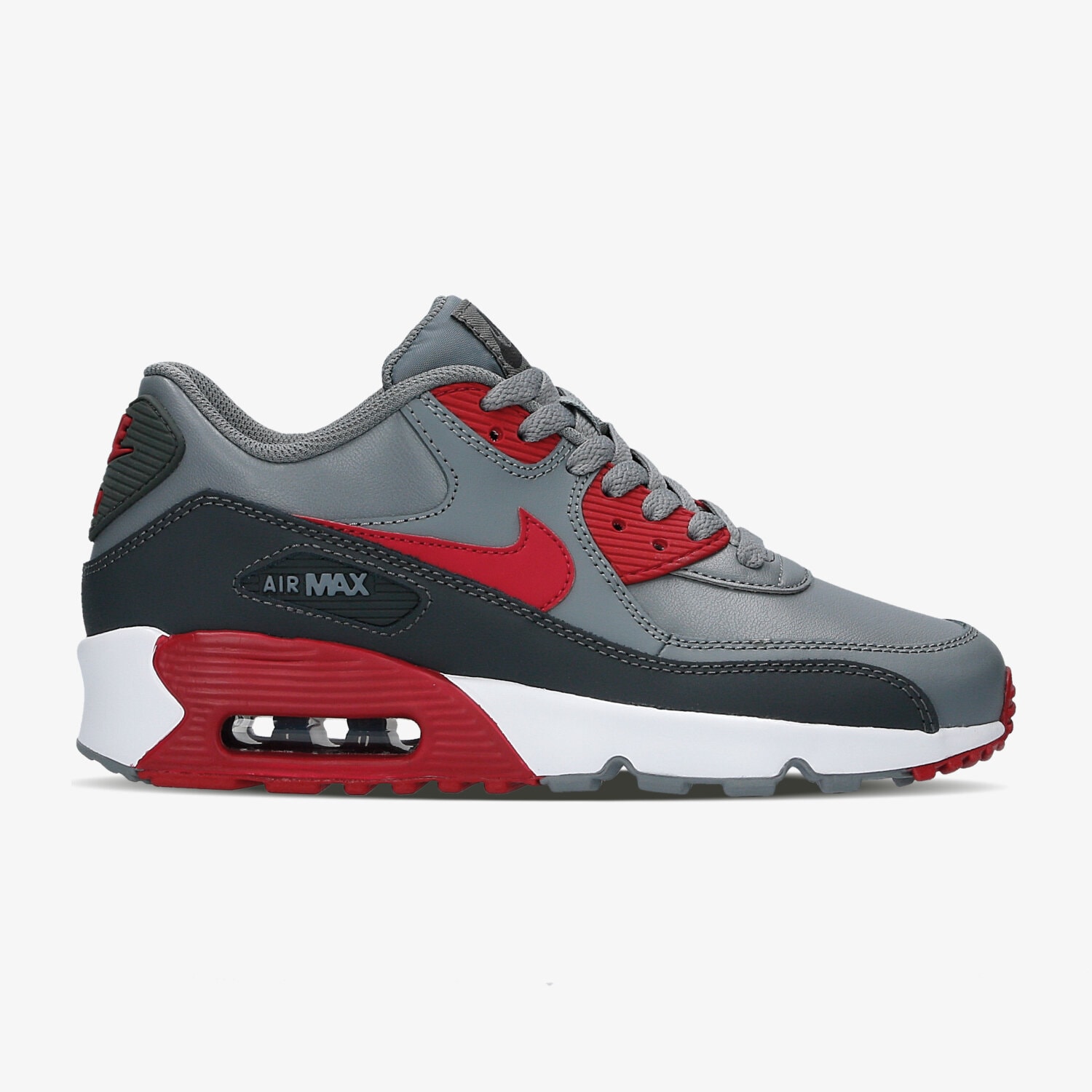 NIKE AIR MAX 90 LEATHER (GS)  833412007 Grau