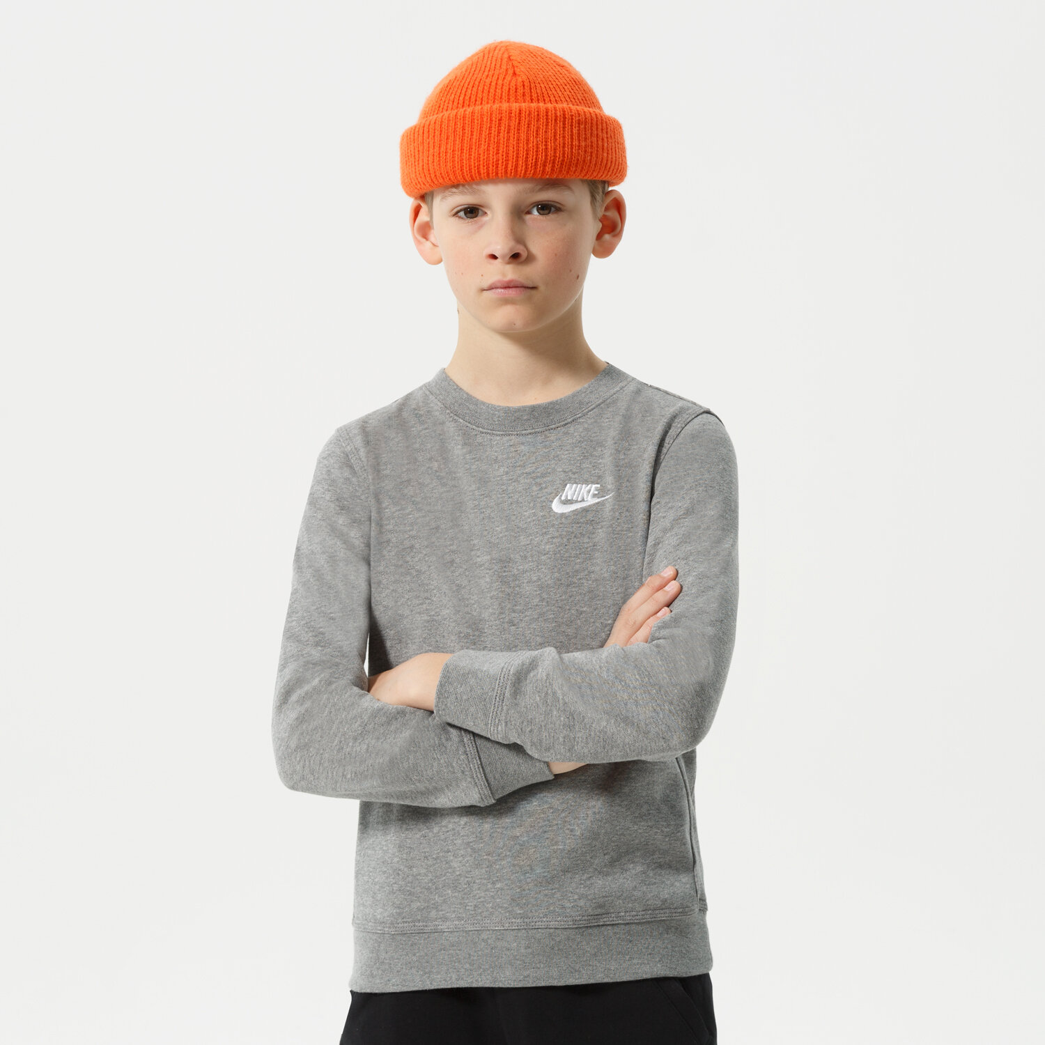 Kinder NIKE SWEATSHIRT SPORTSWEAR BOY DA0861-091 Grau