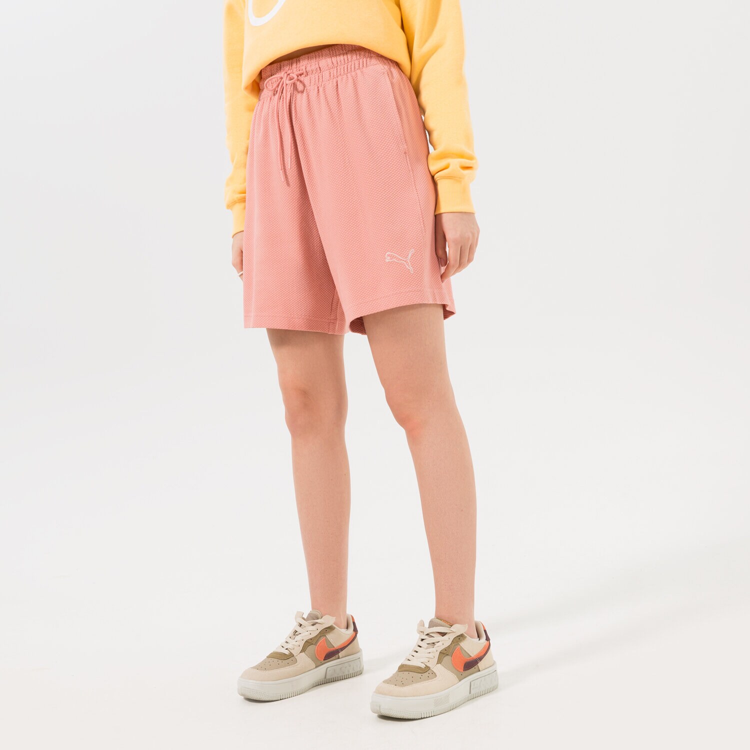 Damen Shorts PUMA SHORTS HER 7" HIGH-WAIST 847099 24 Rosa