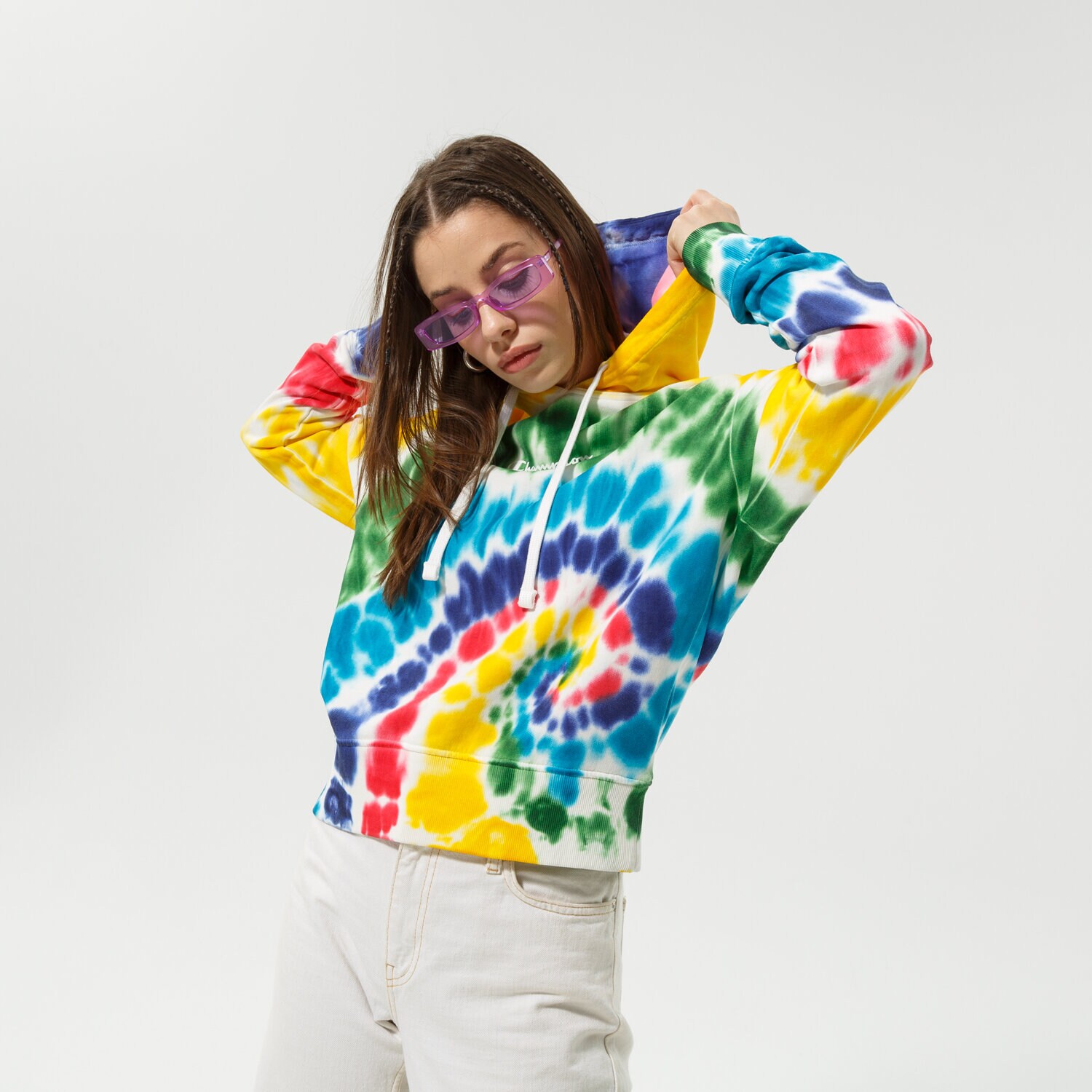 Damen CHAMPION HOODIE HOODED SWEATSHIRT 114983WL002 Multicolor