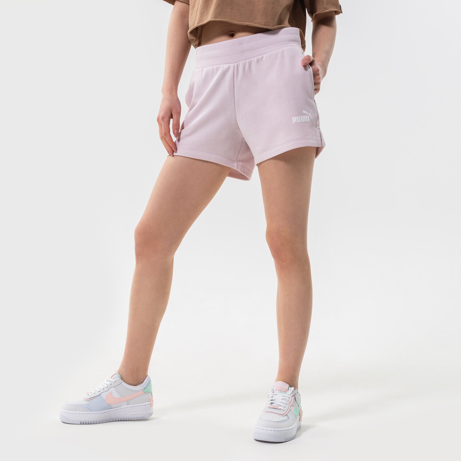 Damen Shorts PUMA SHORTS ESS 4" SWEAT TR (S) 586825 17 Violet