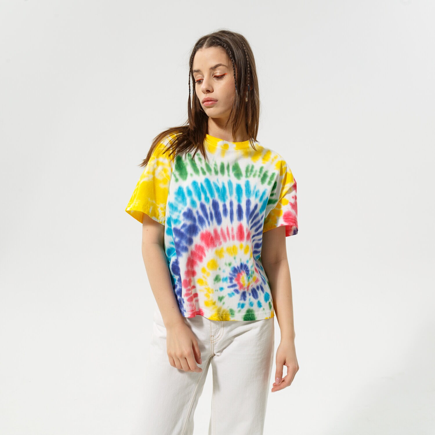 Damen T-Shirt CHAMPION T-SHIRT CREWNECK T-SHIRT 114994WL002 Multicolor