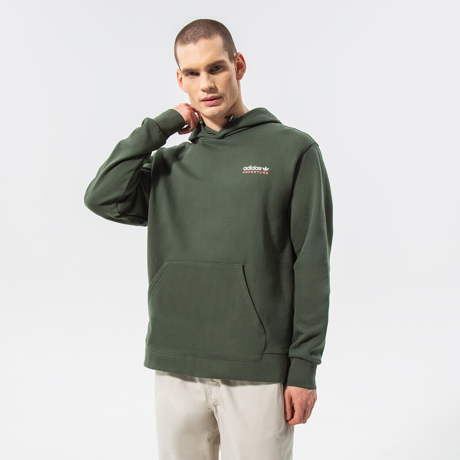 Herren ADIDAS HOODIE ADV ST HOODY HF4766 Grün
