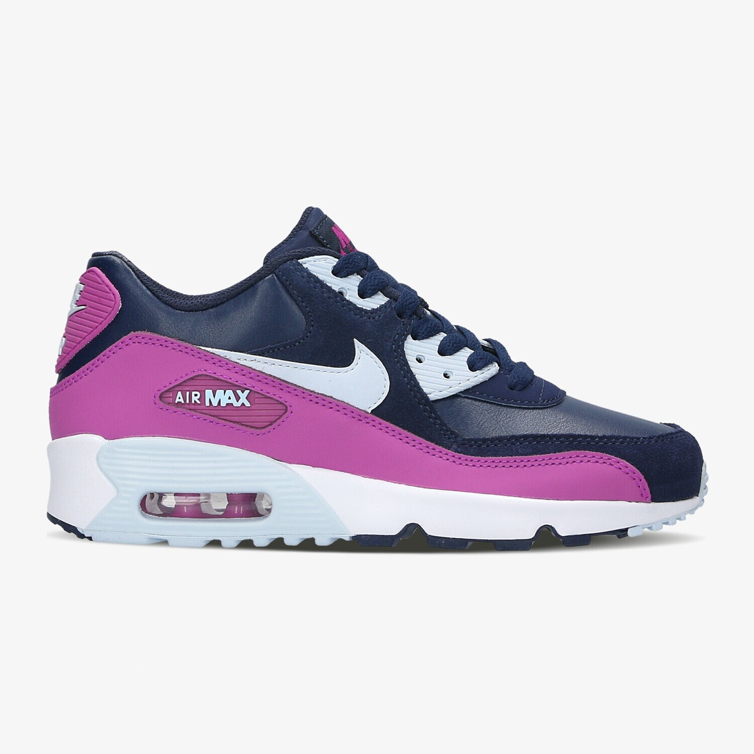 NIKE AIR MAX 90 LEATHER (GS)  833376402 Dunkelblau