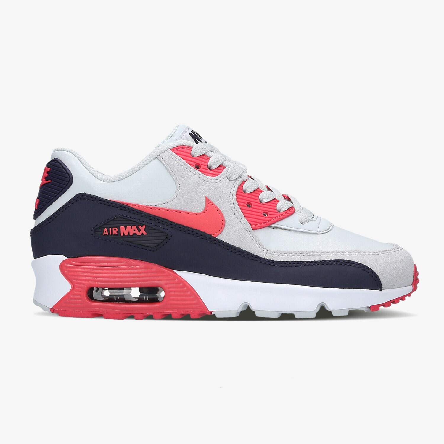 Kinder Sneaker NIKE AIR MAX 90 LEATHER (GS)  833376005 Weiß