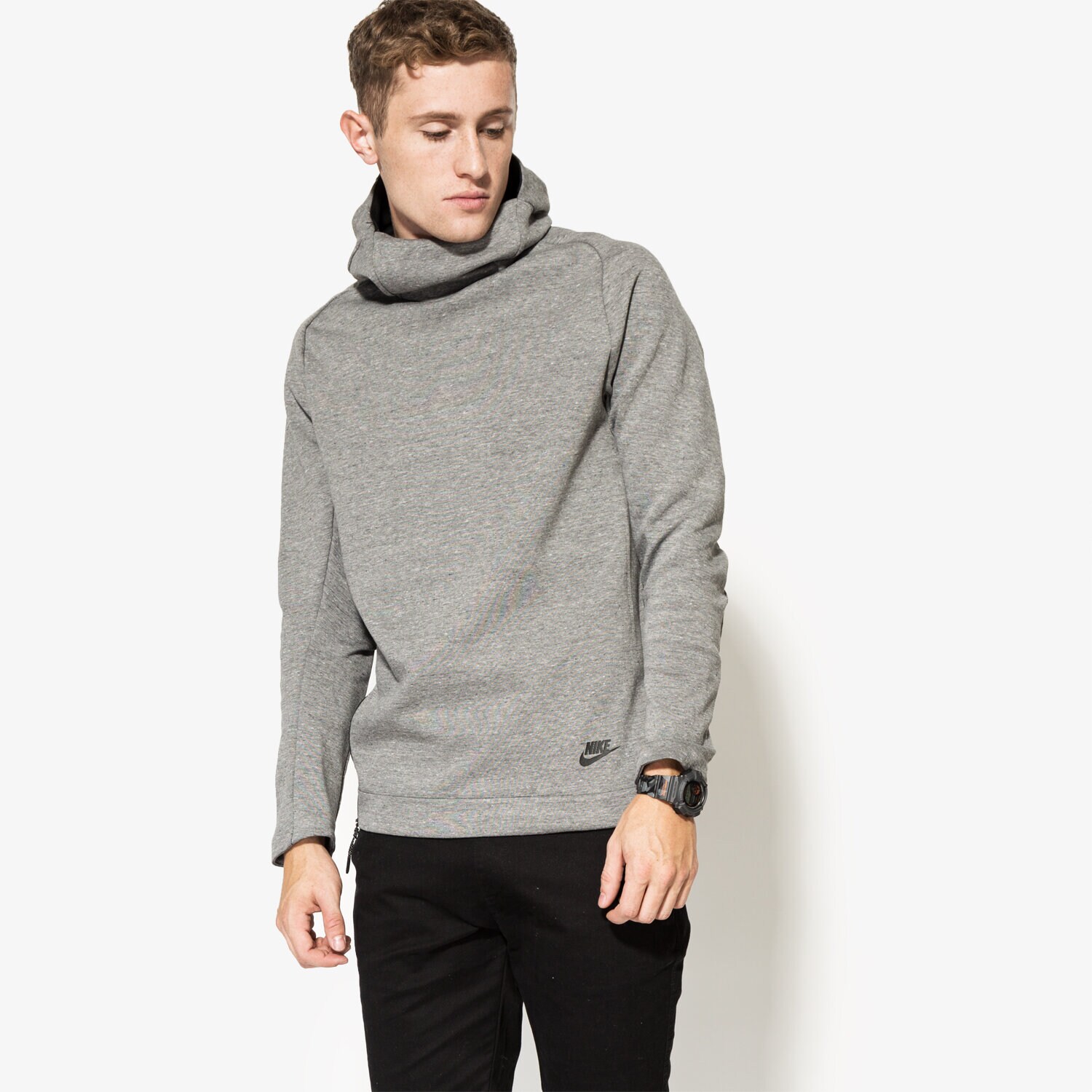 Herren NIKE SWEATSHIRT M NSW TCH FLC FNL 805214091 Grau