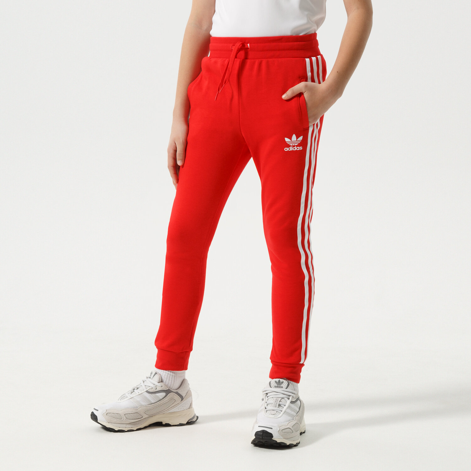 Kinder Hosen ADIDAS HOSE TREFOIL PANTS BOY HD2037 Rot