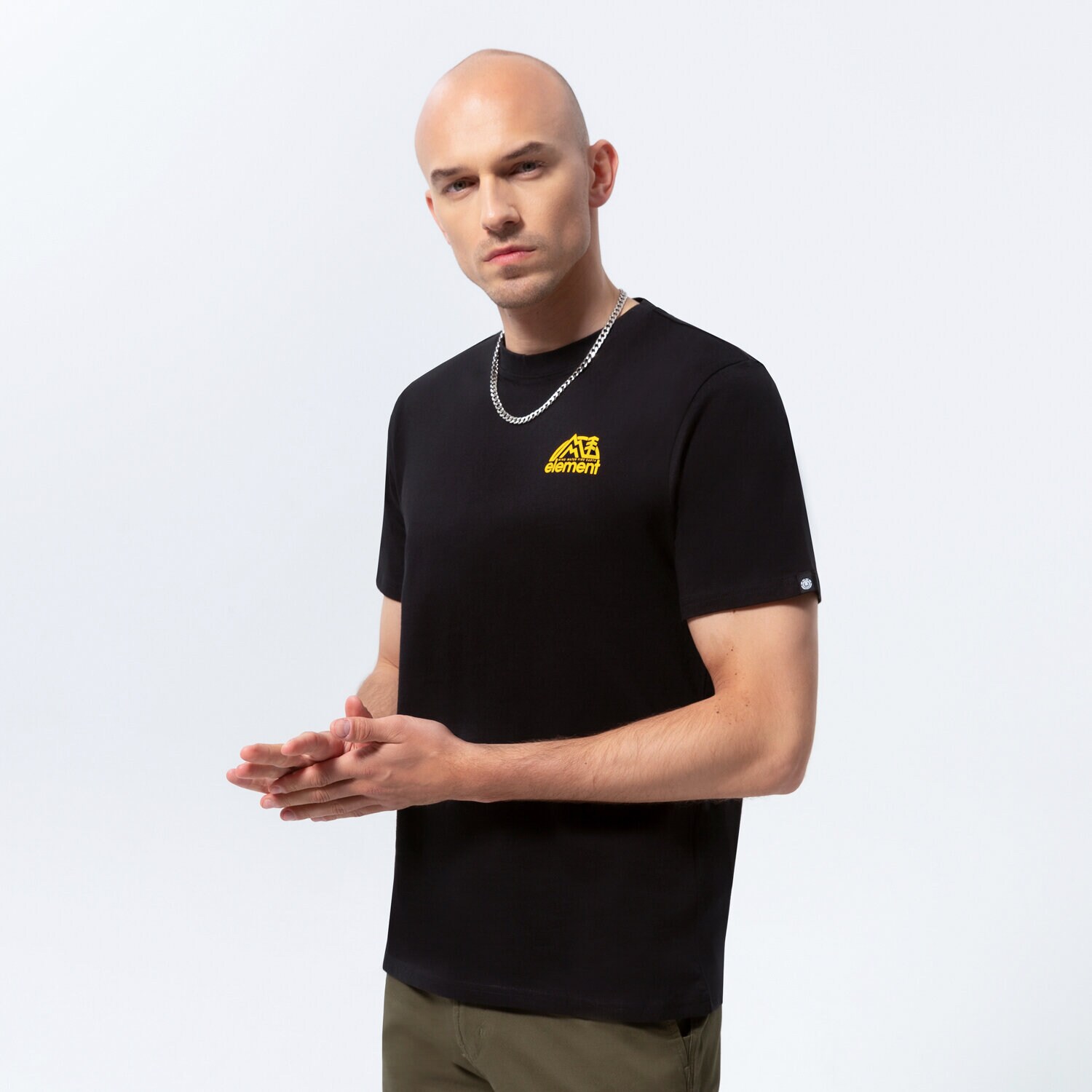Herren T-Shirt ELEMENT T-SHIRT BURKETT C1SSN5-3732 Schwarz
