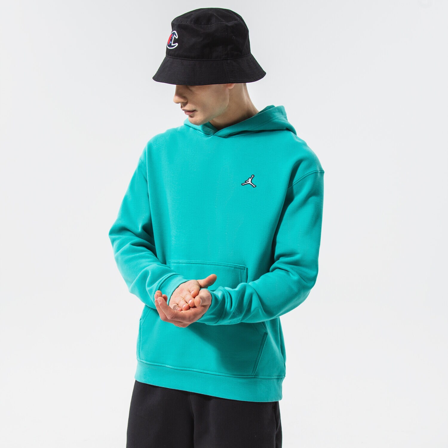 Herren JORDAN HOODIE M J ESS FLC PO HOODIE DA9818-392 Blau