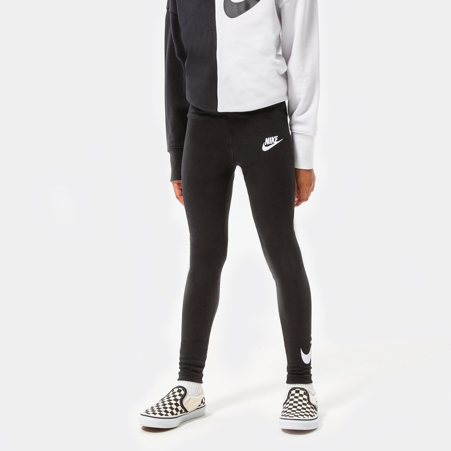 Kinder Hosen NIKE LEGGINGS G NSW ESSNTL LGGNG ENERGY GIRL DM8390-010 Schwarz