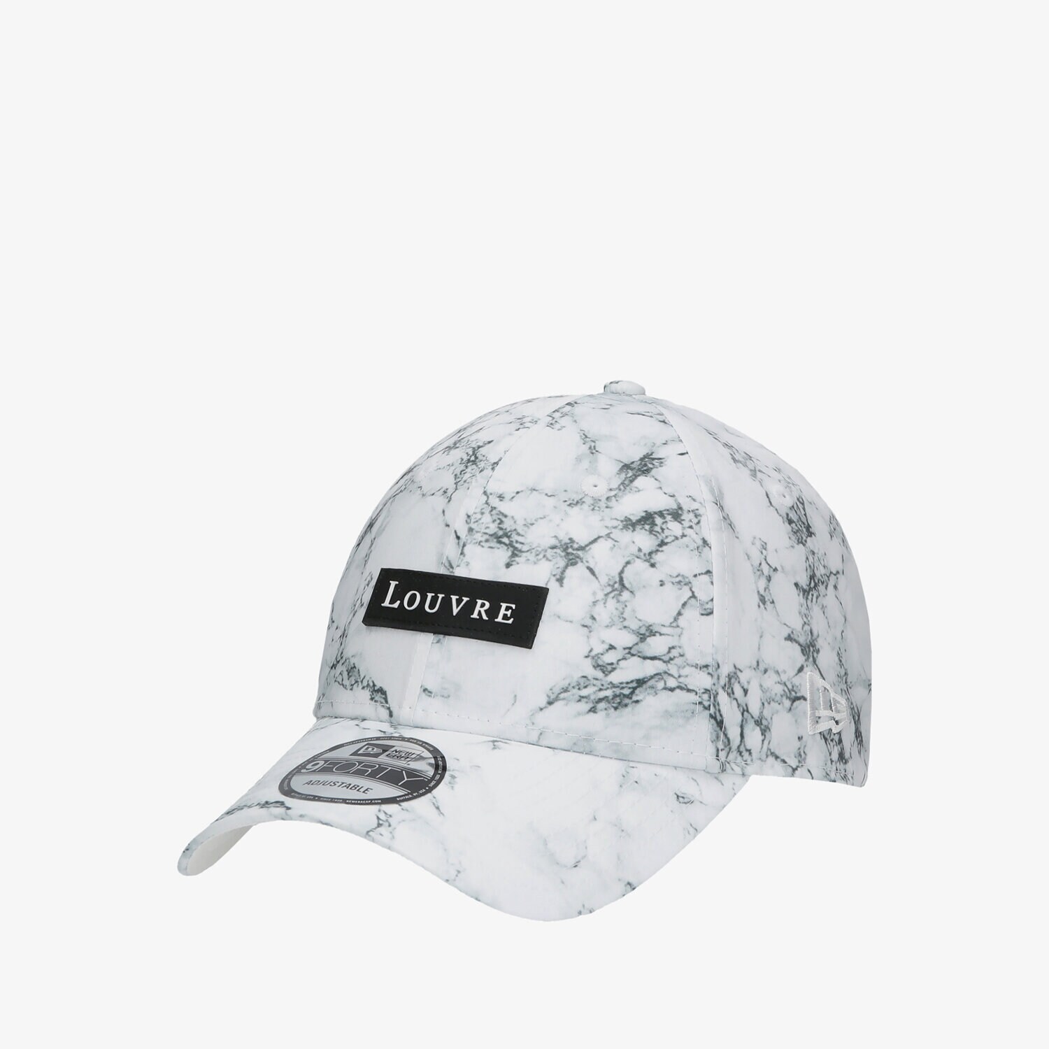Herren Cap NEW ERA MÜTZE LOUVRE CLEAR MARBLE 940 LE LOUVRE WHI 13100348 Weiß