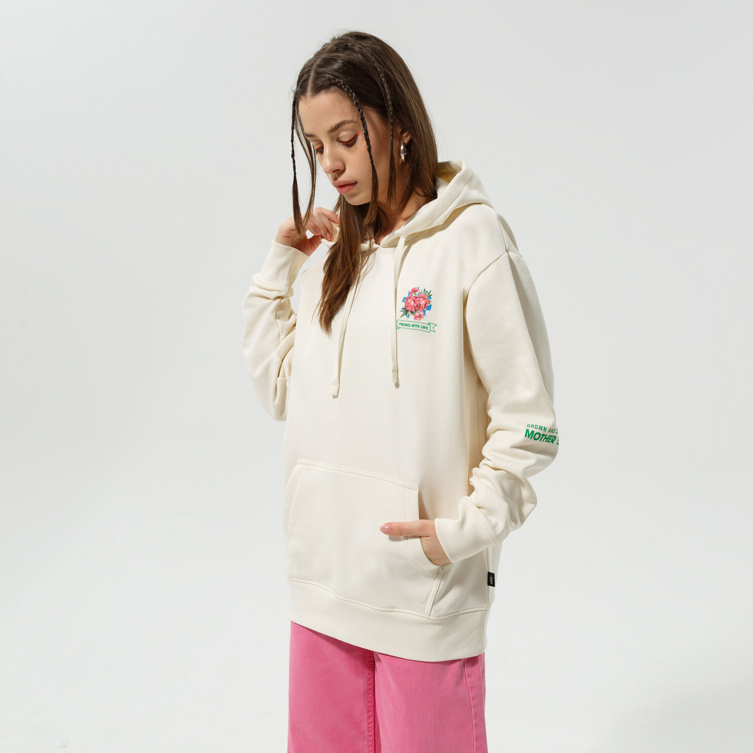 Damen VANS HOODIE ECO POSITIVITY BFF HOODIE VN0A5LHY7VJ1 Beige