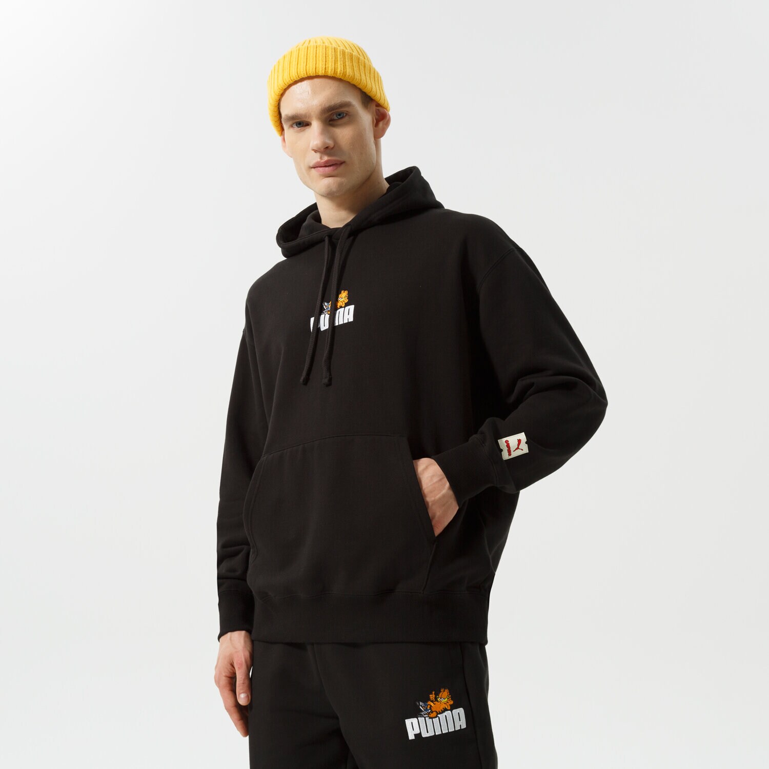 Herren PUMA HOODIE PUMA X GARFIELD HOODIE 534435 01 Schwarz