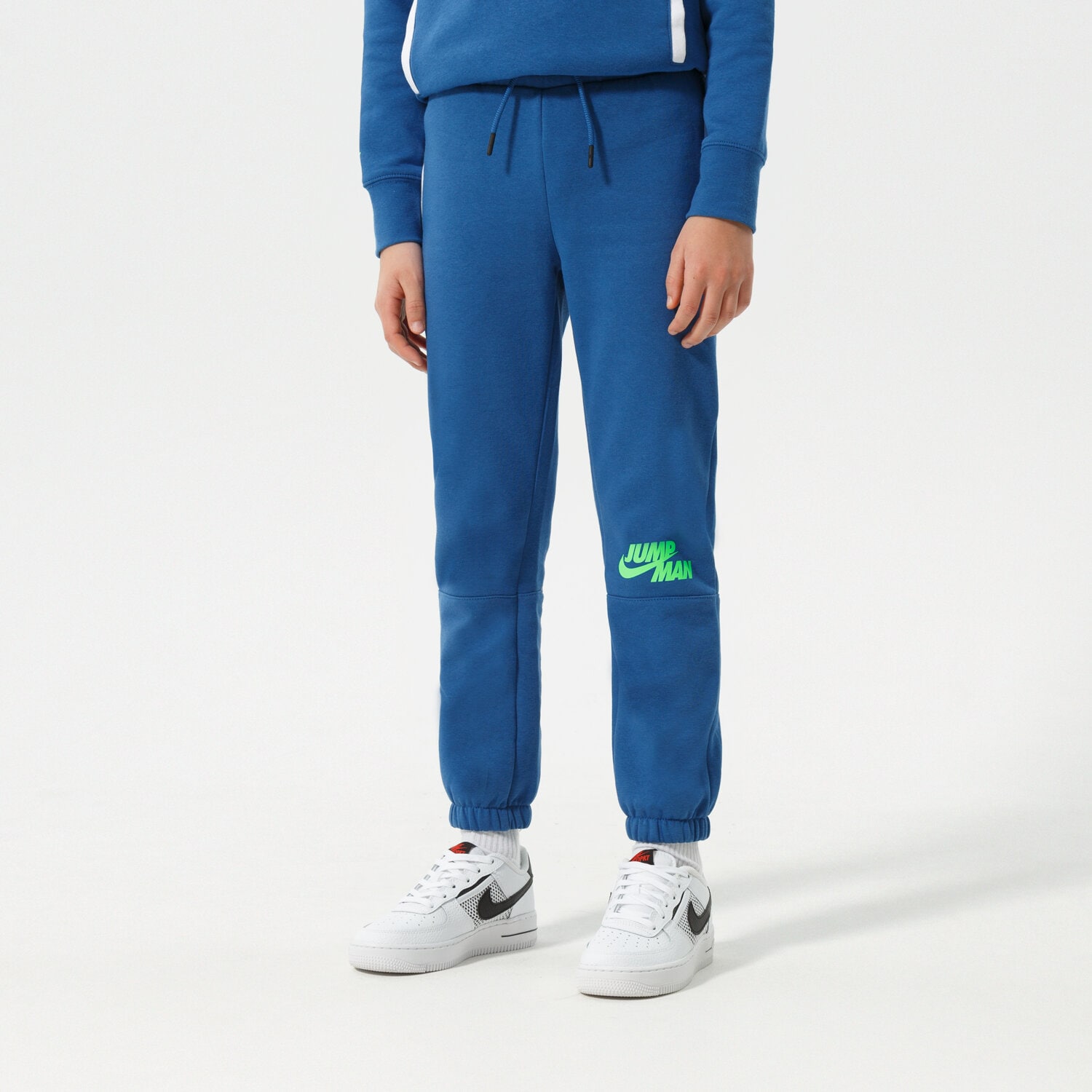 Kinder Hosen JORDAN HOSE JUMPMAN X NIKE FLC PANT BOY 95B134-BAJ Blau