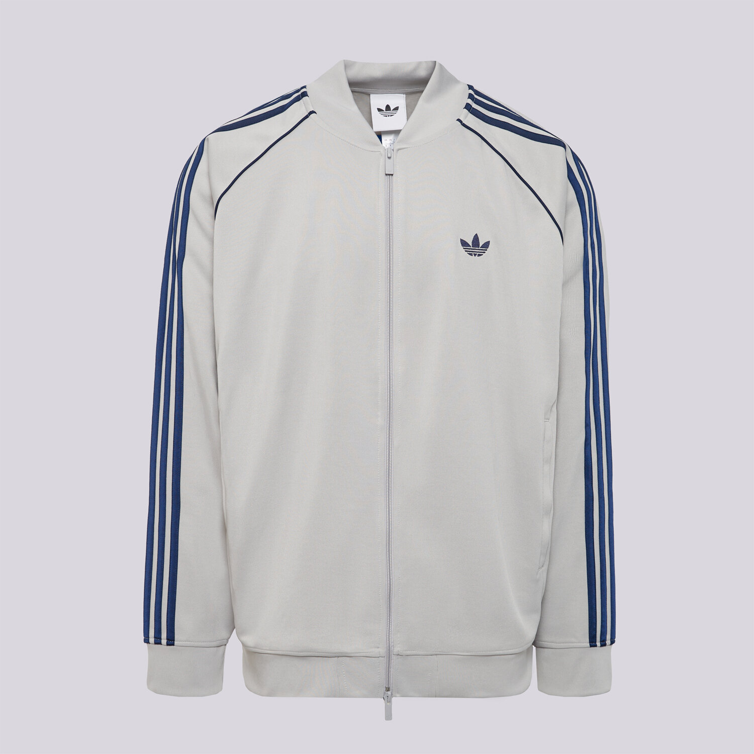 Herren ADIDAS SWEATSHIRT MIT REIßVERSCHLUSS SST TT KS4955 Grau