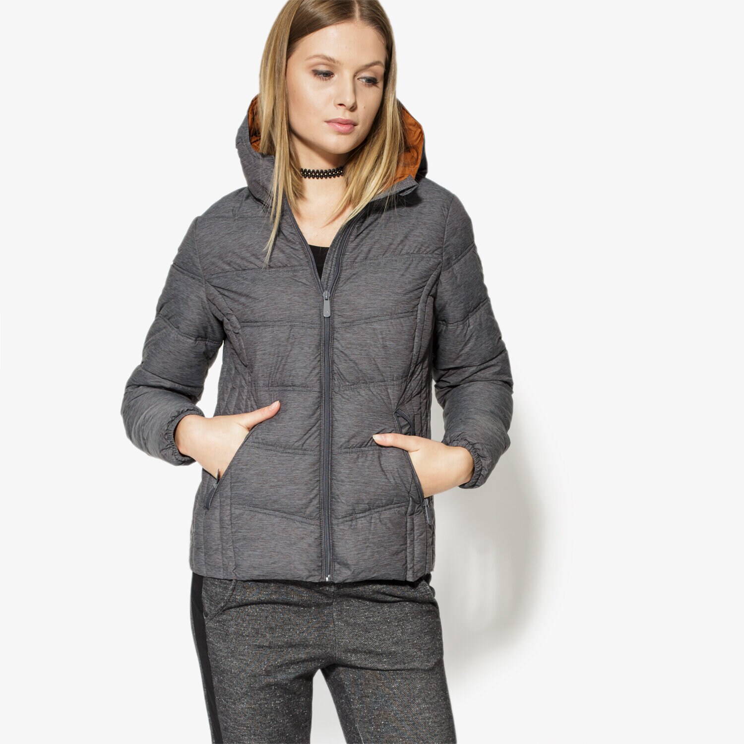 Damen Winterjacke CONFRONT JACKE OMA CFV36KUD02001 Grau