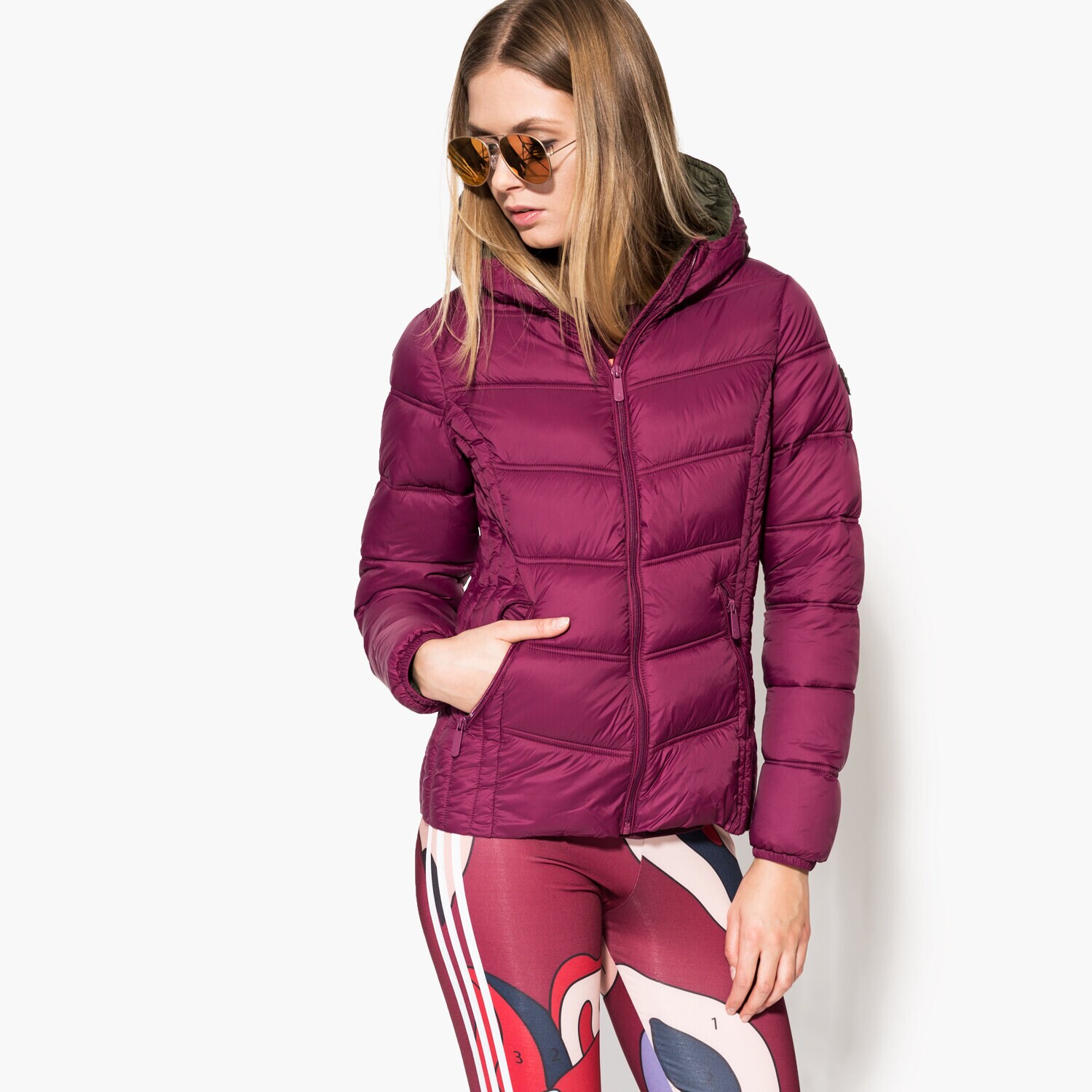 Damen Winterjacke CONFRONT JACKE OMA CFV36KUD02003 Dunkelrot