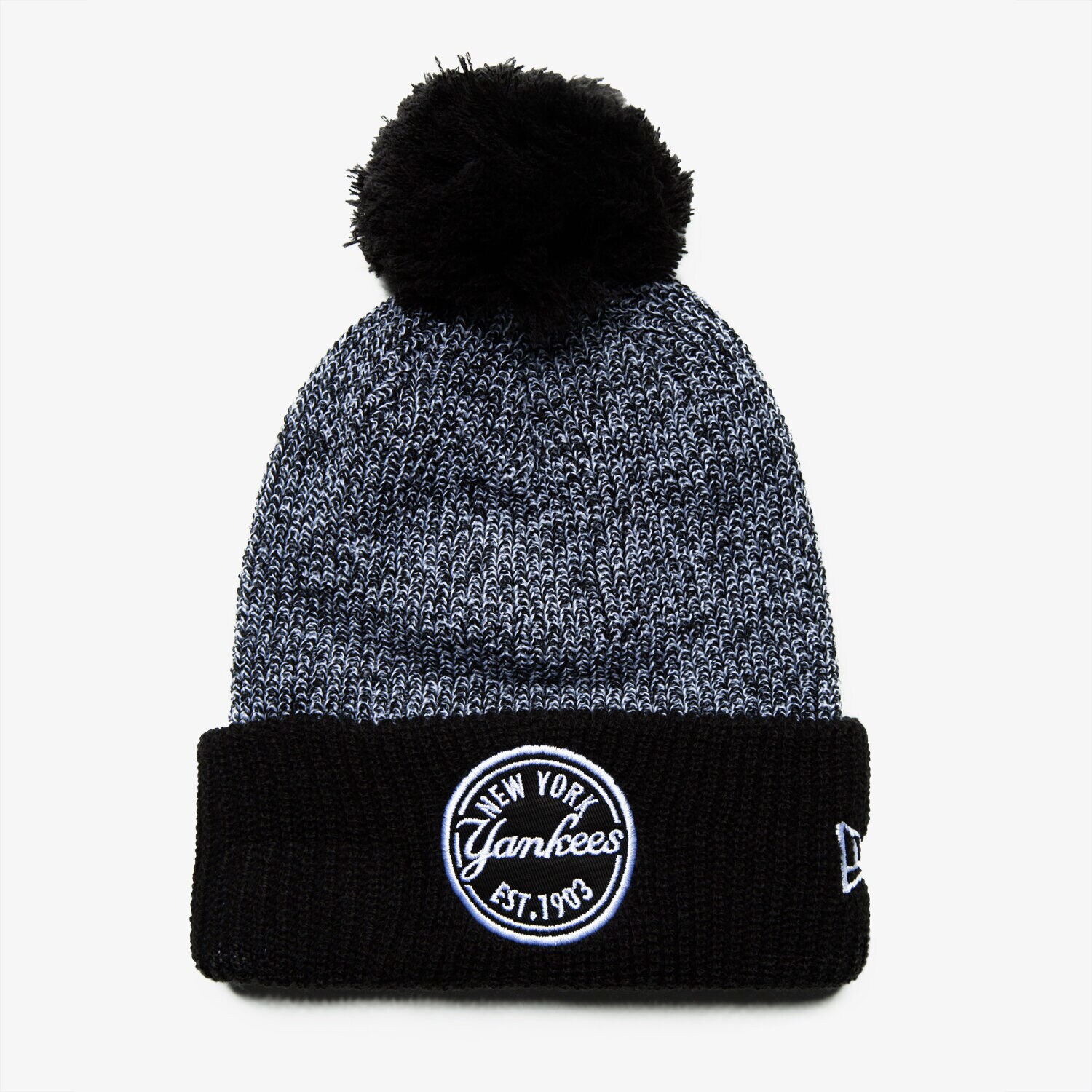 Kinder Mütze NEW ERA MÜTZE WINTER PATCH TWIST NY YANKEES BLK/WHT 80337361 Schwarz
