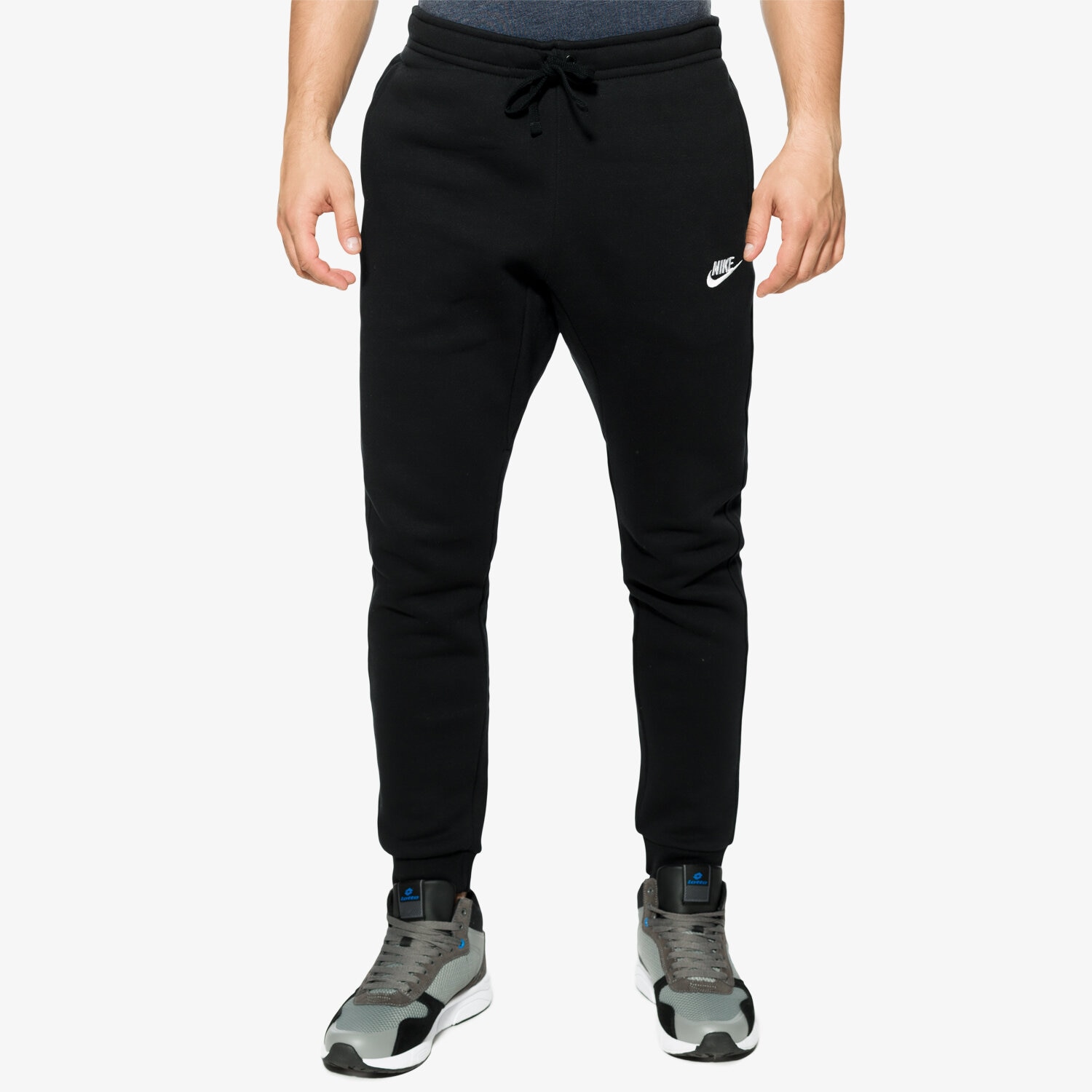 Herren Hosen NIKE HOSE M NSW JOGGER FLC CLUB 804408010 Schwarz