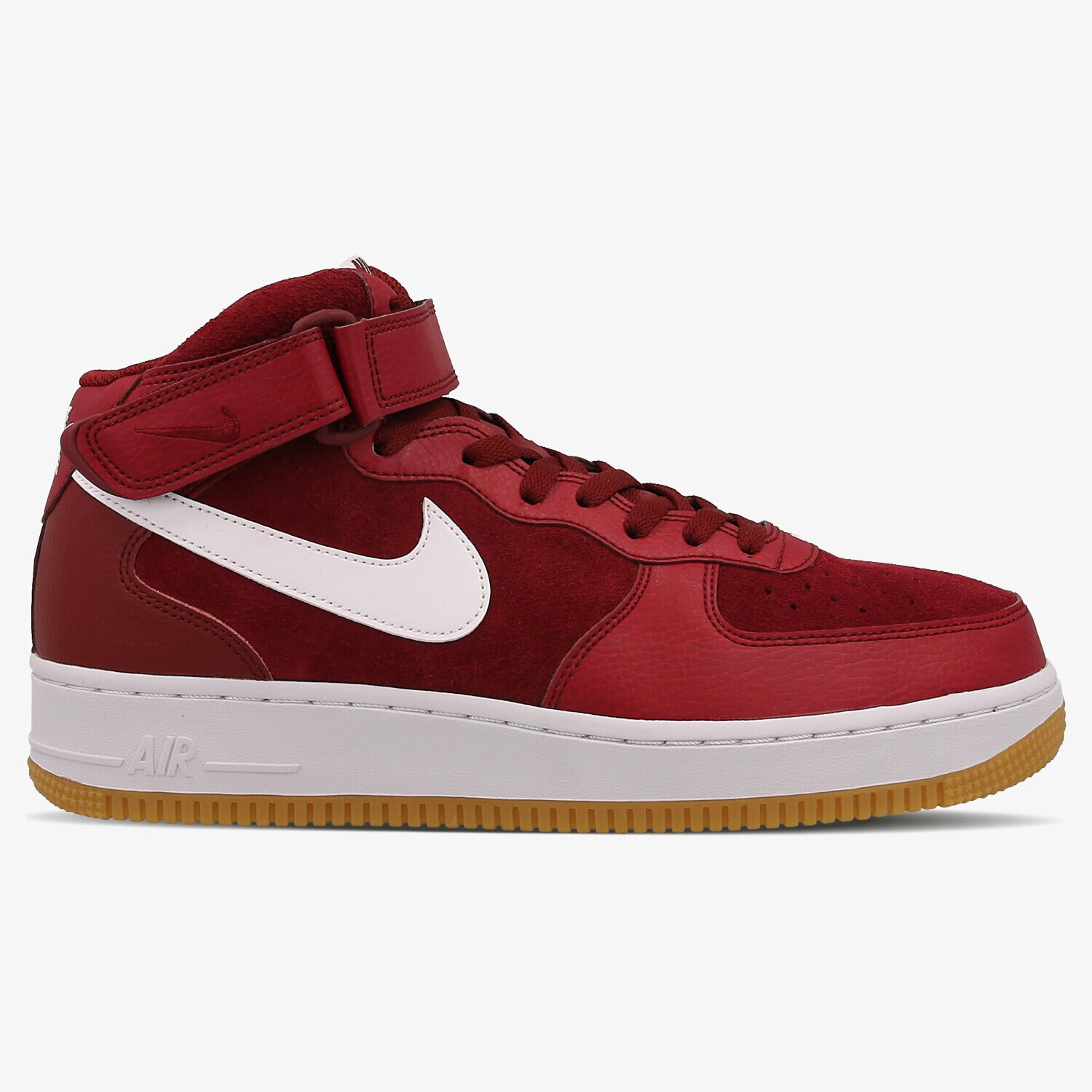 Herren Sneaker NIKE AIR FORCE 1 MID '07  315123608 Dunkelrot