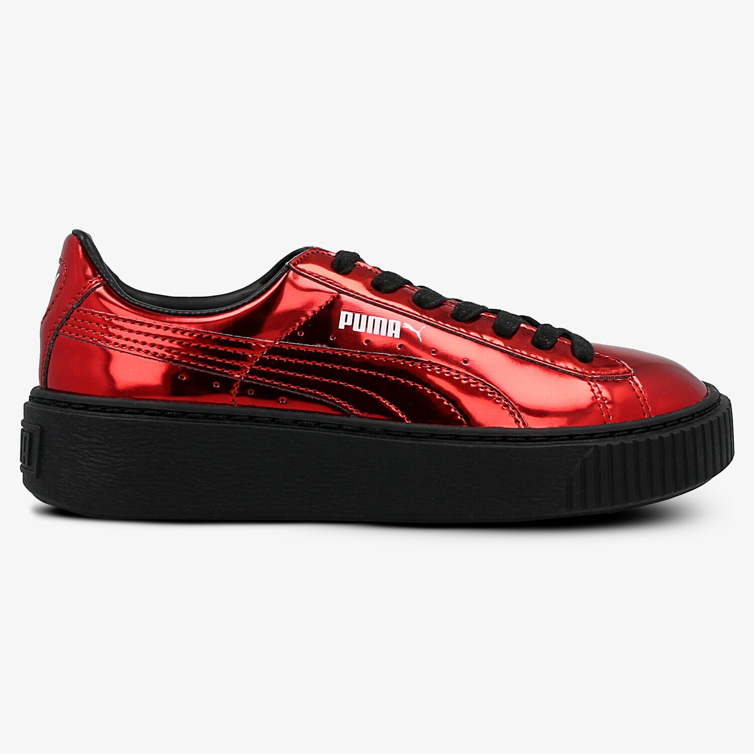 PUMA BASKET PLATFORM METALLIC HIGH 32633905 Rot