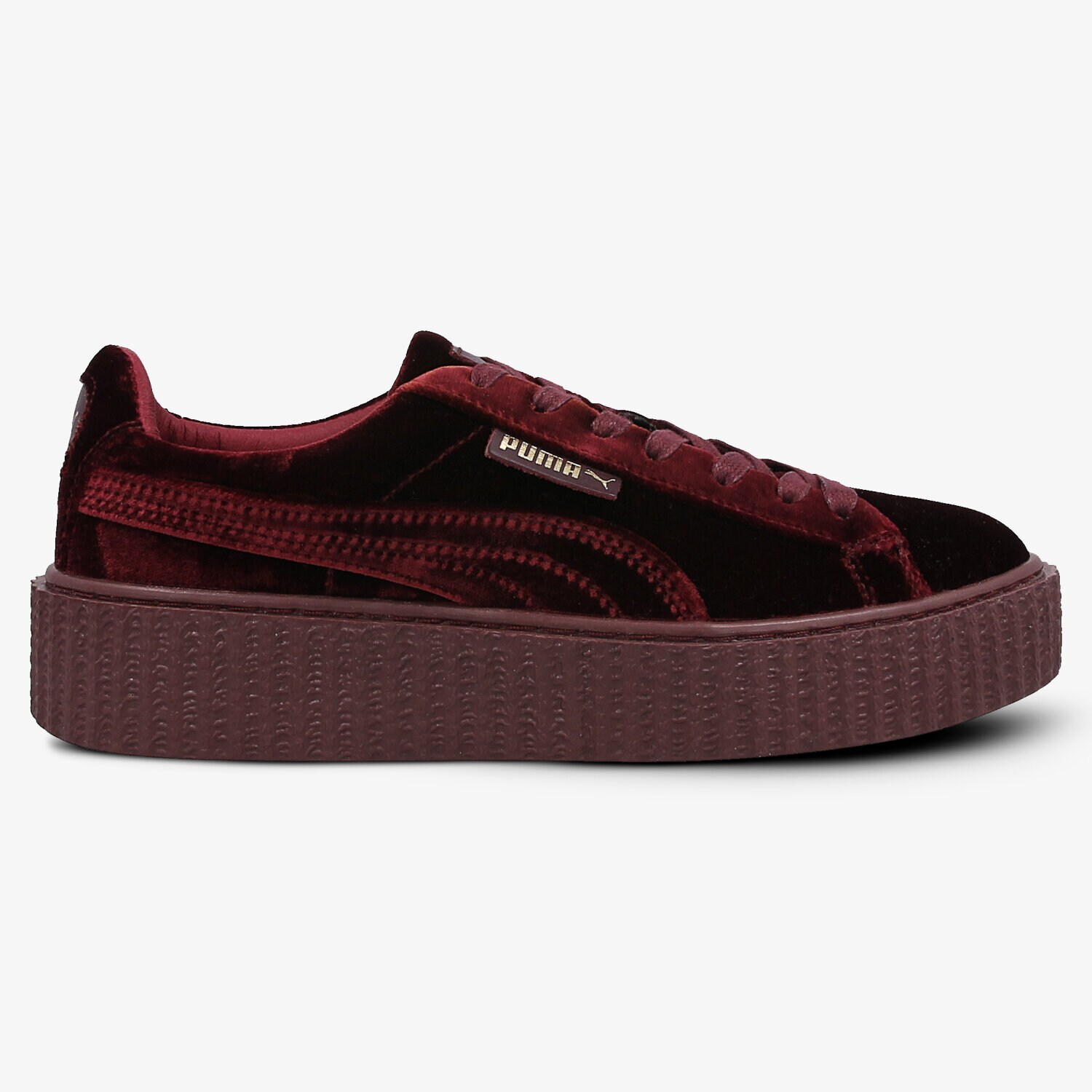 Damen Sneaker PUMA CREEPER VELVET 36446602W Dunkelrot