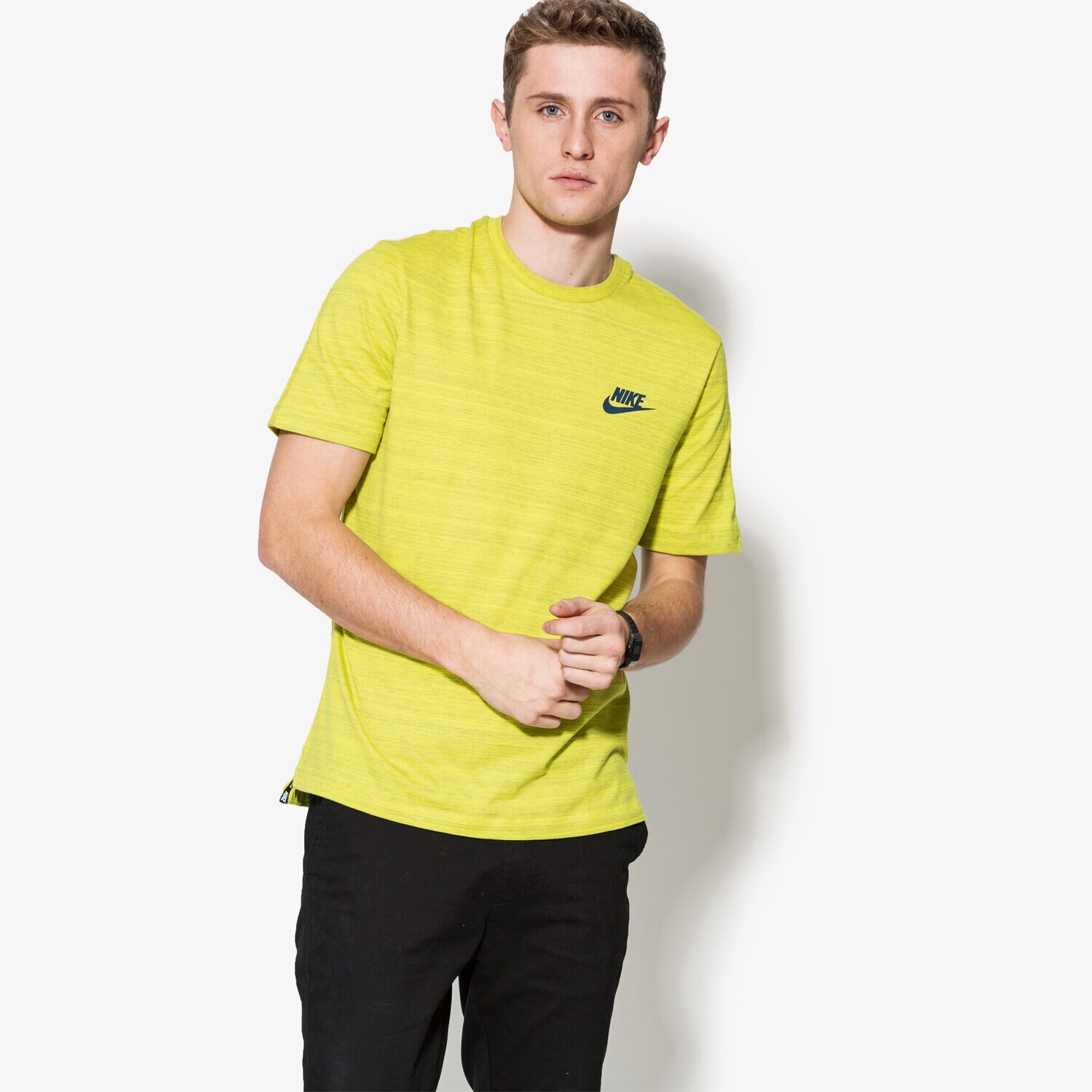 Herren T-Shirt NIKE T-SHIRT SS NSW AV15 TOP SS KNIT 837010358 Grün